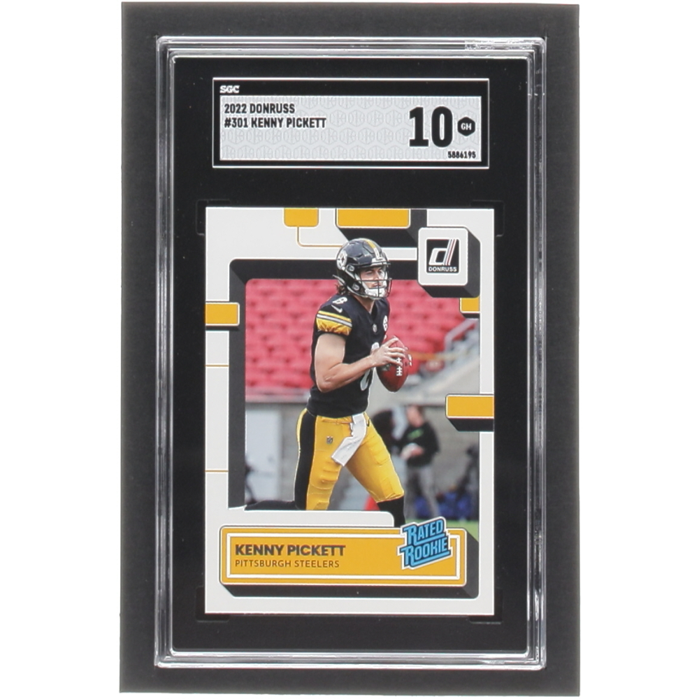 Kenny Pickett 2022 Donruss 301 RR RC (SGC 10) Pristine Auction