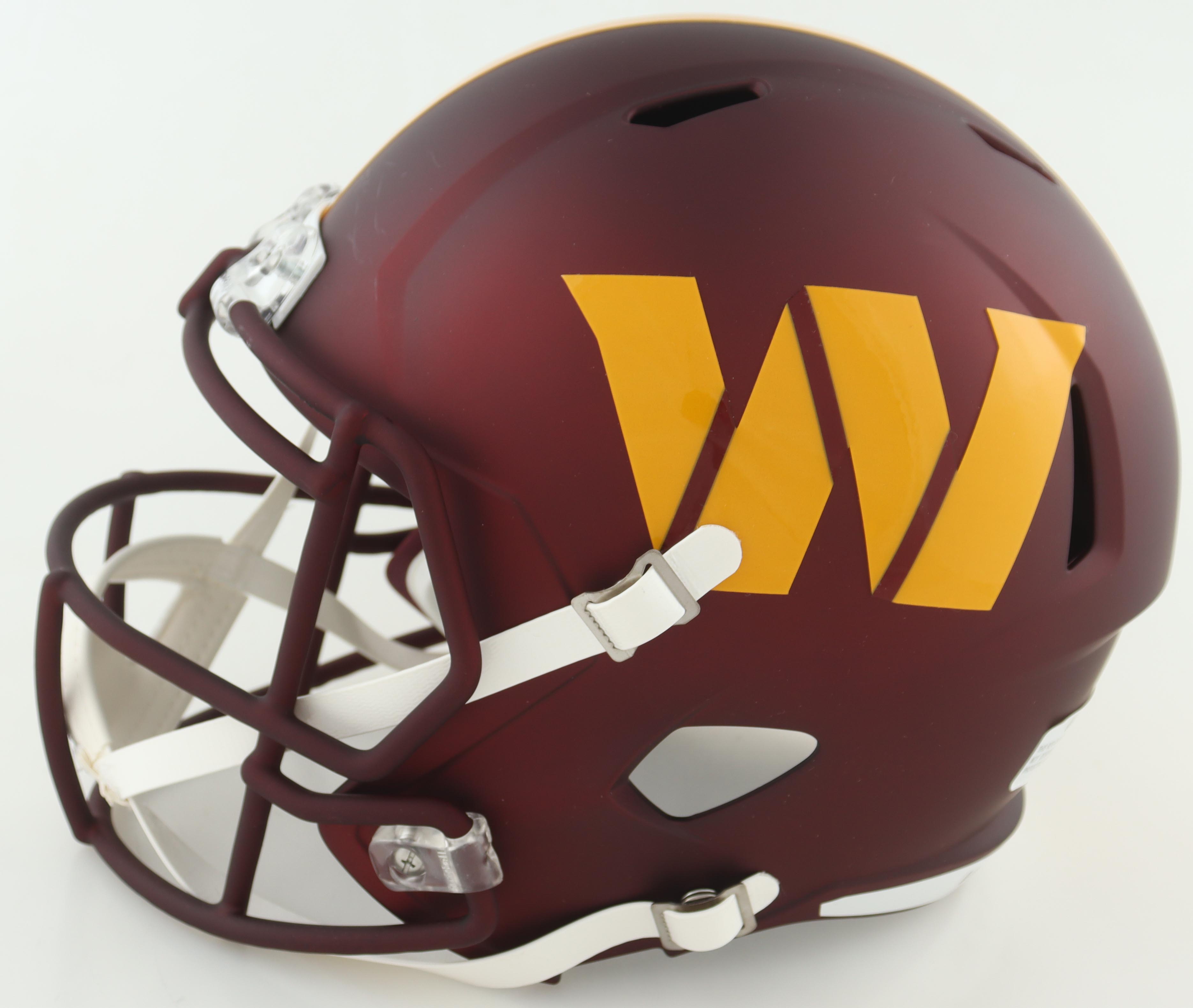 Sam Howell Signed Commanders Full-Size Speed Helmet (Beckett & Prova) at PristineAuction.com Sam Howell Signed Commanders Full-Size Speed Helmet (Beckett & Prova) at PristineAuction.com