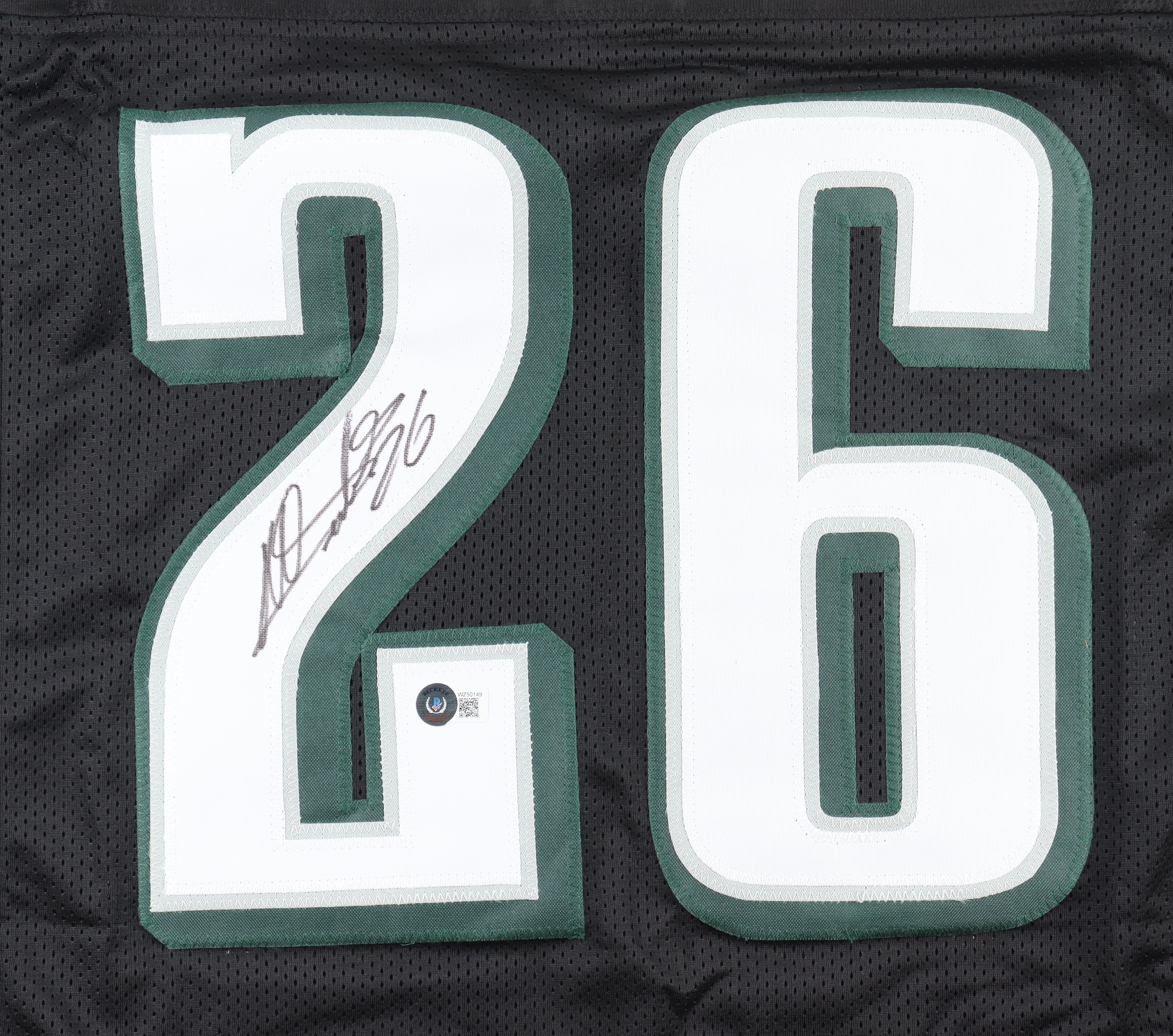 Miles Sanders Signed Jersey (Beckett) at PristineAuction.com Miles Sanders Signed Jersey (Beckett) at PristineAuction.com