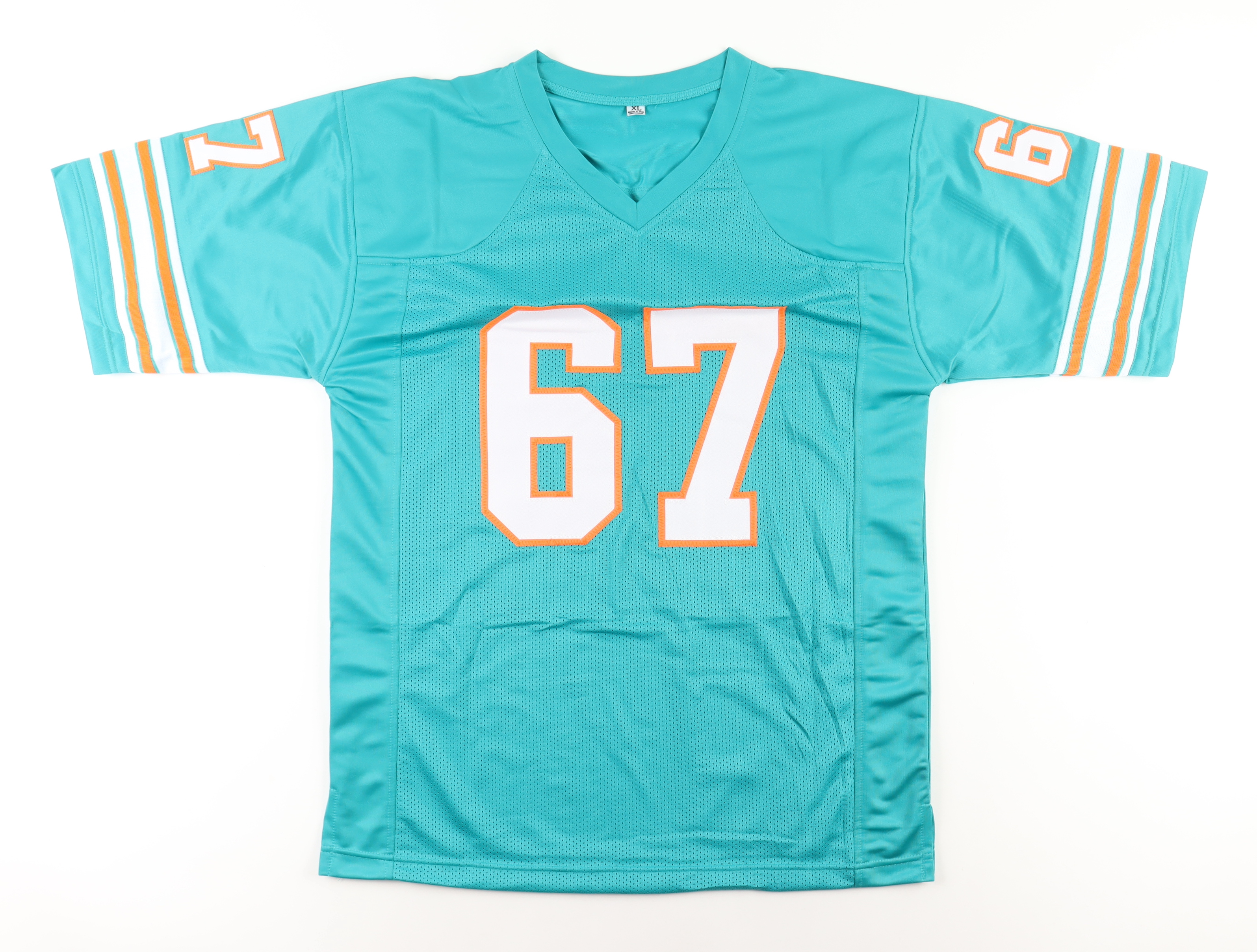 Bob Kuechenberg Signed Jersey Inscribed "17-0" (Beckett) at PristineAuction.com Bob Kuechenberg Signed Jersey Inscribed "17-0" (Beckett) at PristineAuction.com