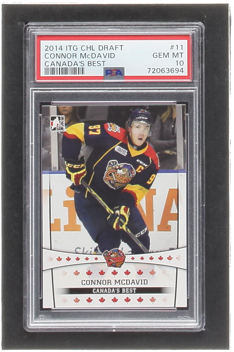 Connor McDavid 2014 ITG CHL Draft Canada's Best #11 RC (PSA 10) at PristineAuction.com Connor McDavid 2014 ITG CHL Draft Canada's Best #11 RC (PSA 10) at PristineAuction.com