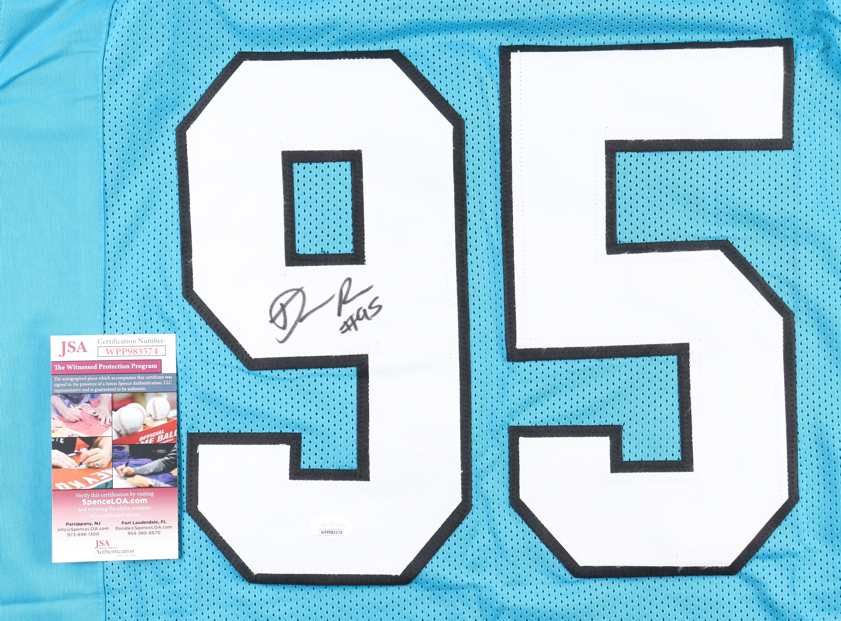 Derrick Brown Signed Jersey (JSA) at PristineAuction.com Derrick Brown Signed Jersey (JSA) at PristineAuction.com