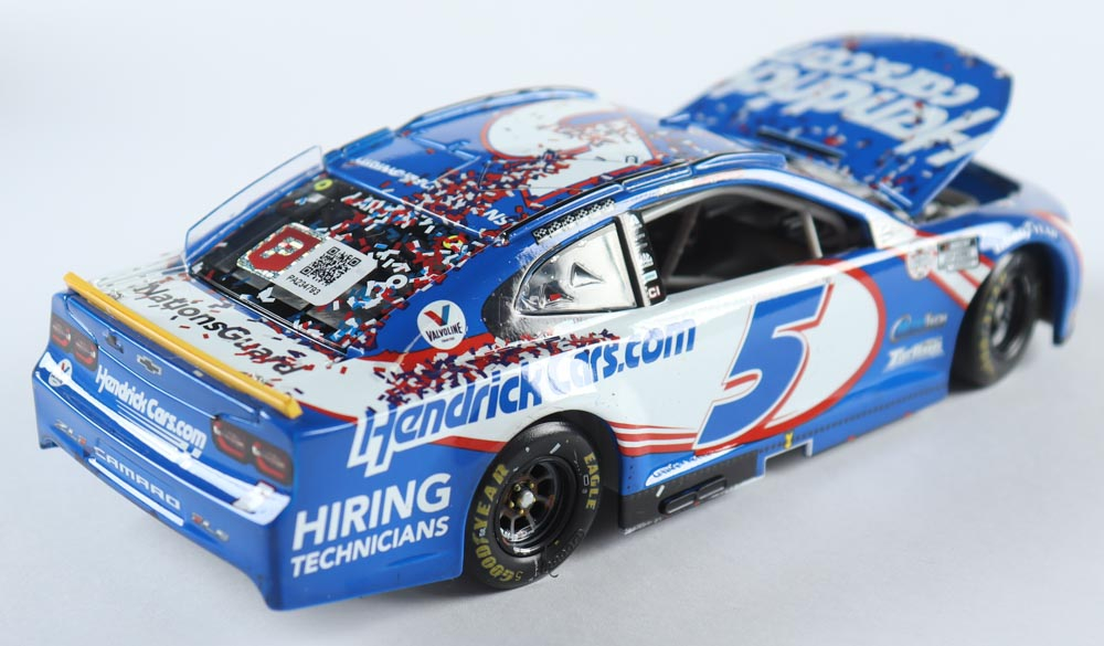 Kyle Larson Signed LE NASCAR #5 Hendrickcars.com Charlotte Roval Win 2021 Camaro ZL1 - 1:24 Premium Diecast Car (PA) at PristineAuction.com Kyle Larson Signed LE NASCAR #5 Hendrickcars.com Charlotte Roval Win 2021 Camaro ZL1 - 1:24 Premium Diecast Car (PA) at PristineAuction.com