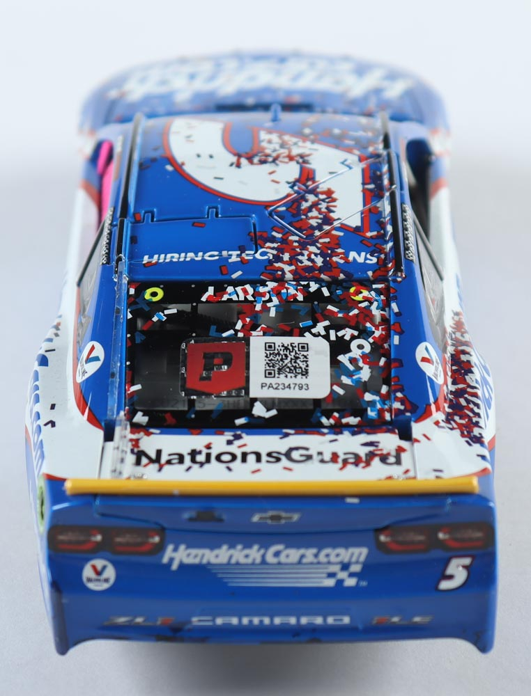 Kyle Larson Signed LE NASCAR #5 Hendrickcars.com Charlotte Roval Win 2021 Camaro ZL1 - 1:24 Premium Diecast Car (PA) at PristineAuction.com Kyle Larson Signed LE NASCAR #5 Hendrickcars.com Charlotte Roval Win 2021 Camaro ZL1 - 1:24 Premium Diecast Car (PA) at PristineAuction.com