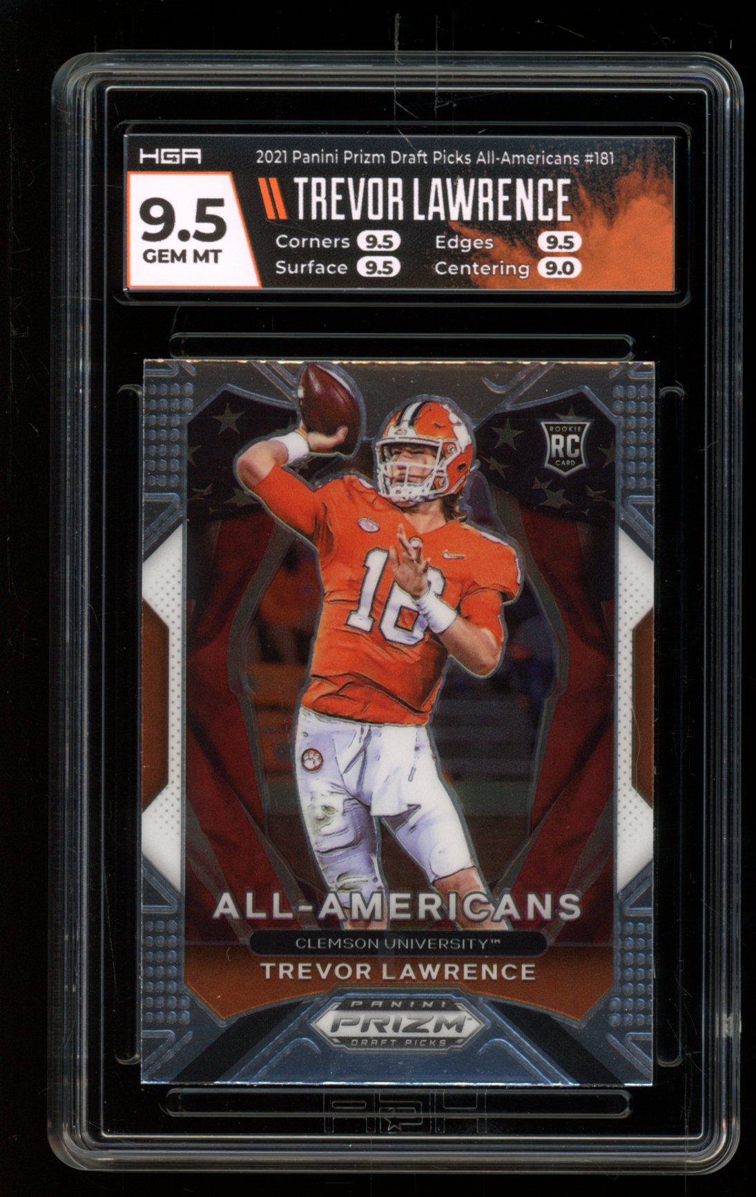 Trevor Lawrence 2021 Panini Prizm Draft Picks #181 AA (HGA 9.5) at PristineAuction.com Trevor Lawrence 2021 Panini Prizm Draft Picks #181 AA (HGA 9.5) at PristineAuction.com
