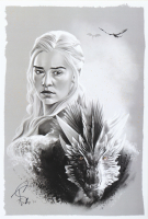 "Daenerys Targaryen" Game of Thrones 13x19 Lithograph by Tony Santiago (PA) at PristineAuction.com
