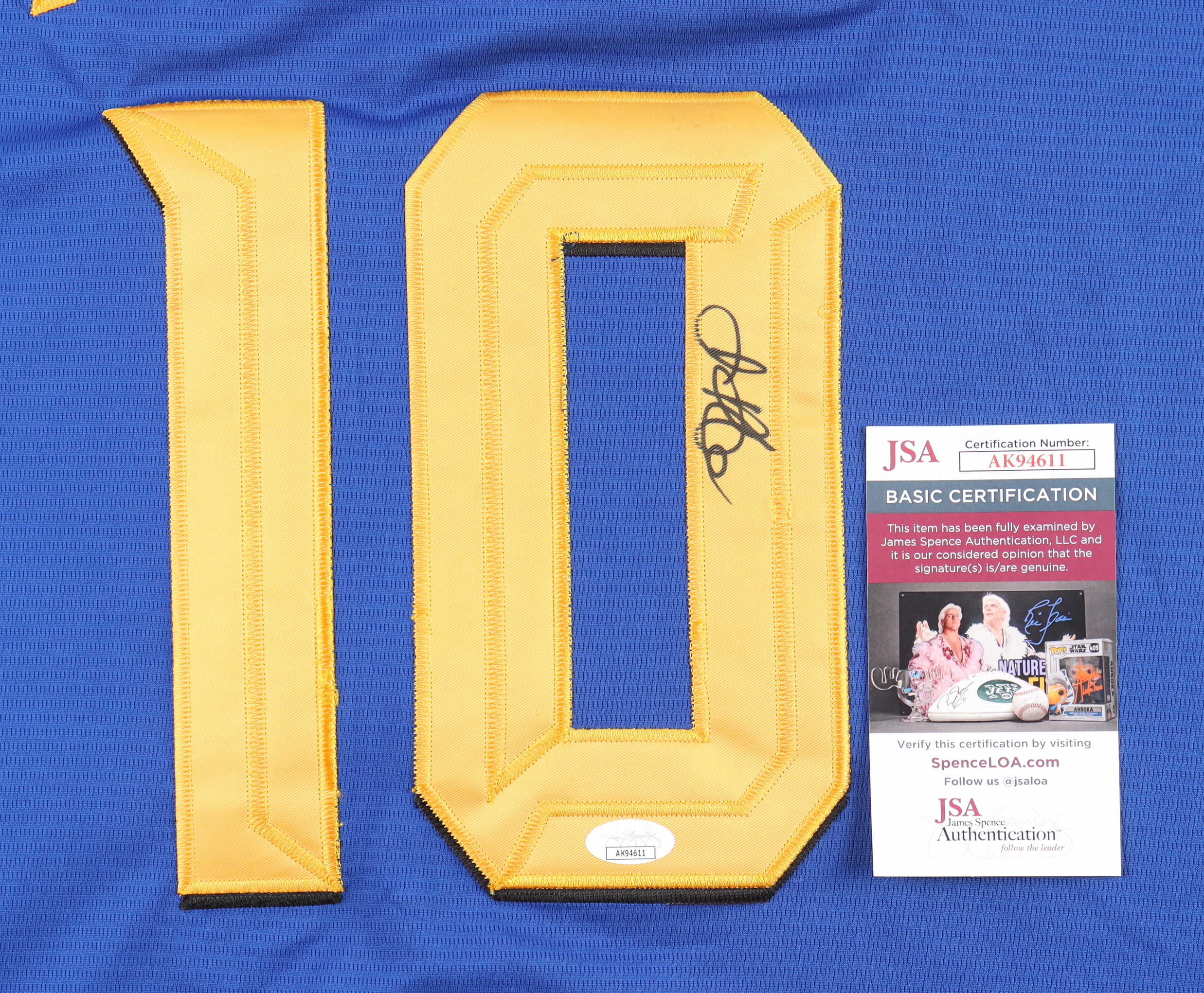 Jarred Kelenic Signed Jersey (JSA) at PristineAuction.com Jarred Kelenic Signed Jersey (JSA) at PristineAuction.com