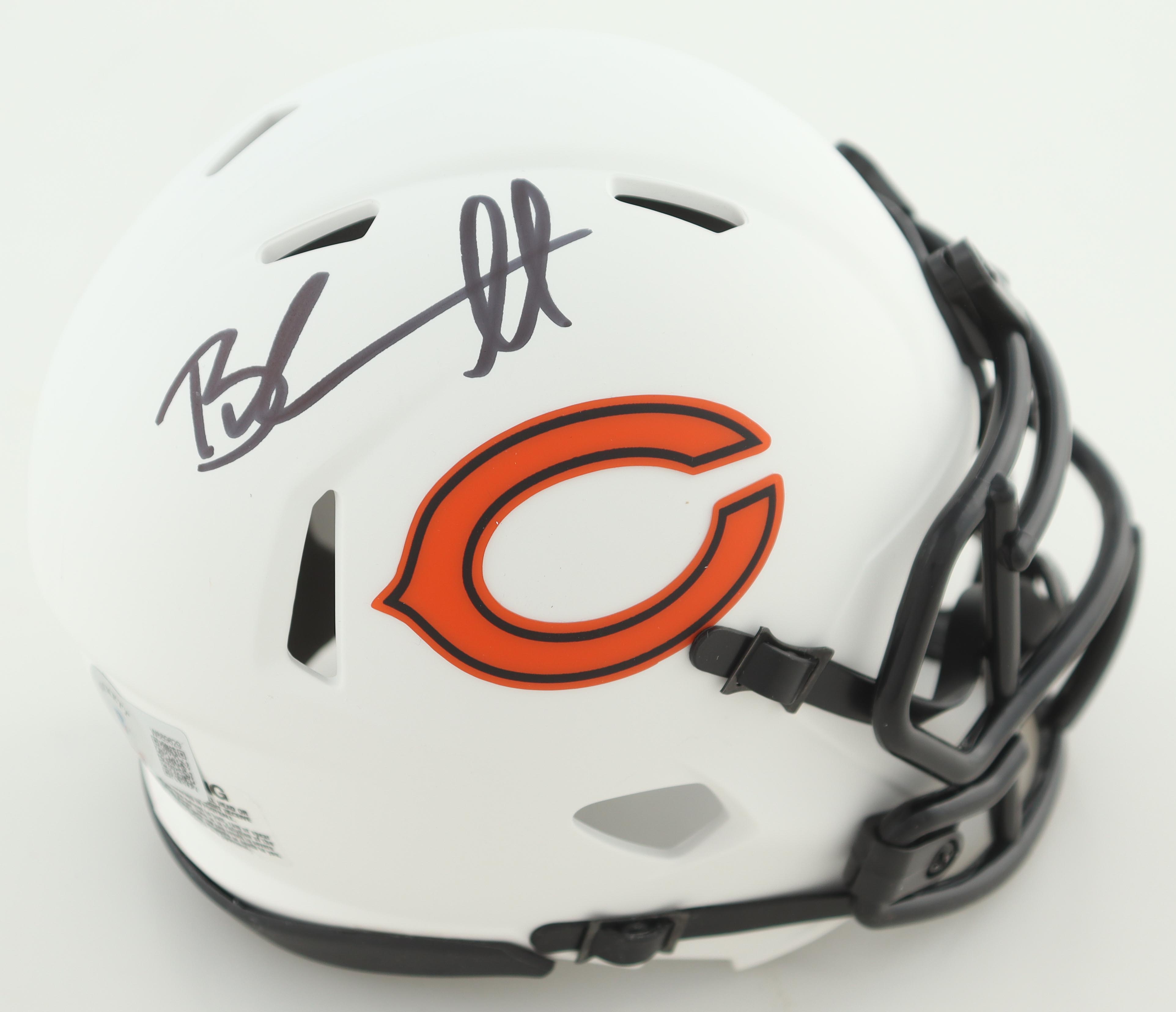Brandon Marshall Signed Bears Lunar Eclipse Alternate Speed Mini Helmet (Beckett) at PristineAuction.com Brandon Marshall Signed Bears Lunar Eclipse Alternate Speed Mini Helmet (Beckett) at PristineAuction.com