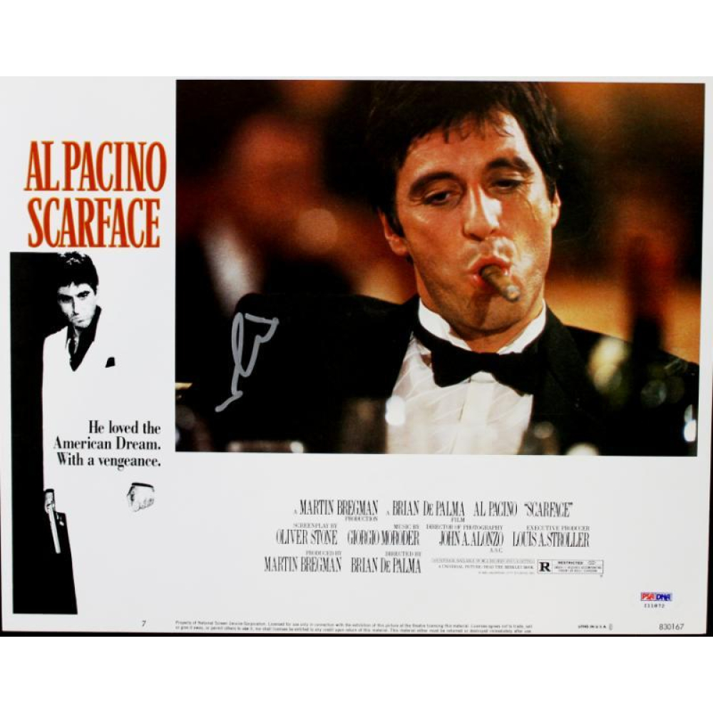 Al Pacino Signed "Scarface" 11x14 Photo (PSA) | Pristine Auction