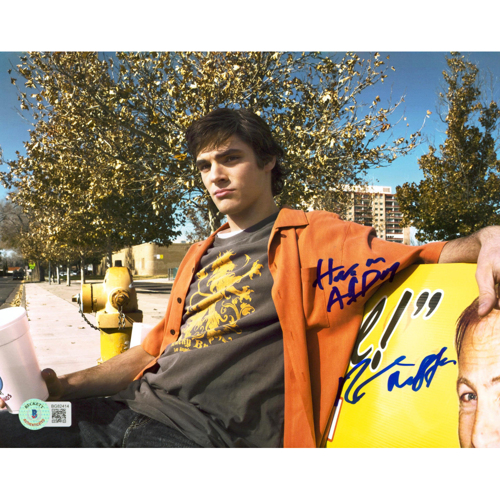 R.J. Mitte Signed "Breaking Bad" 8x10 Photo Inscribed "Have an A1 Day