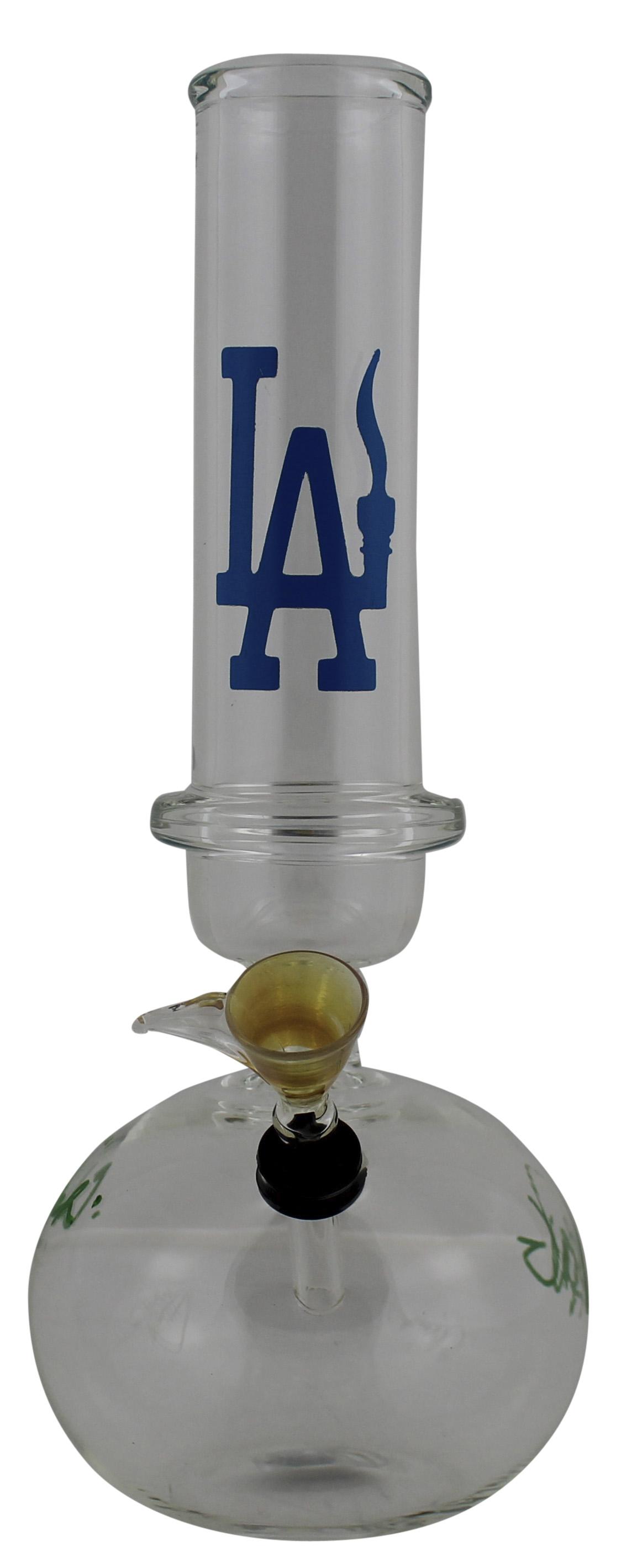 Cheech Marin & Tommy Chong Signed Glass Water Pipe (Beckett) at PristineAuction.com Cheech Marin & Tommy Chong Signed Glass Water Pipe (Beckett) at PristineAuction.com