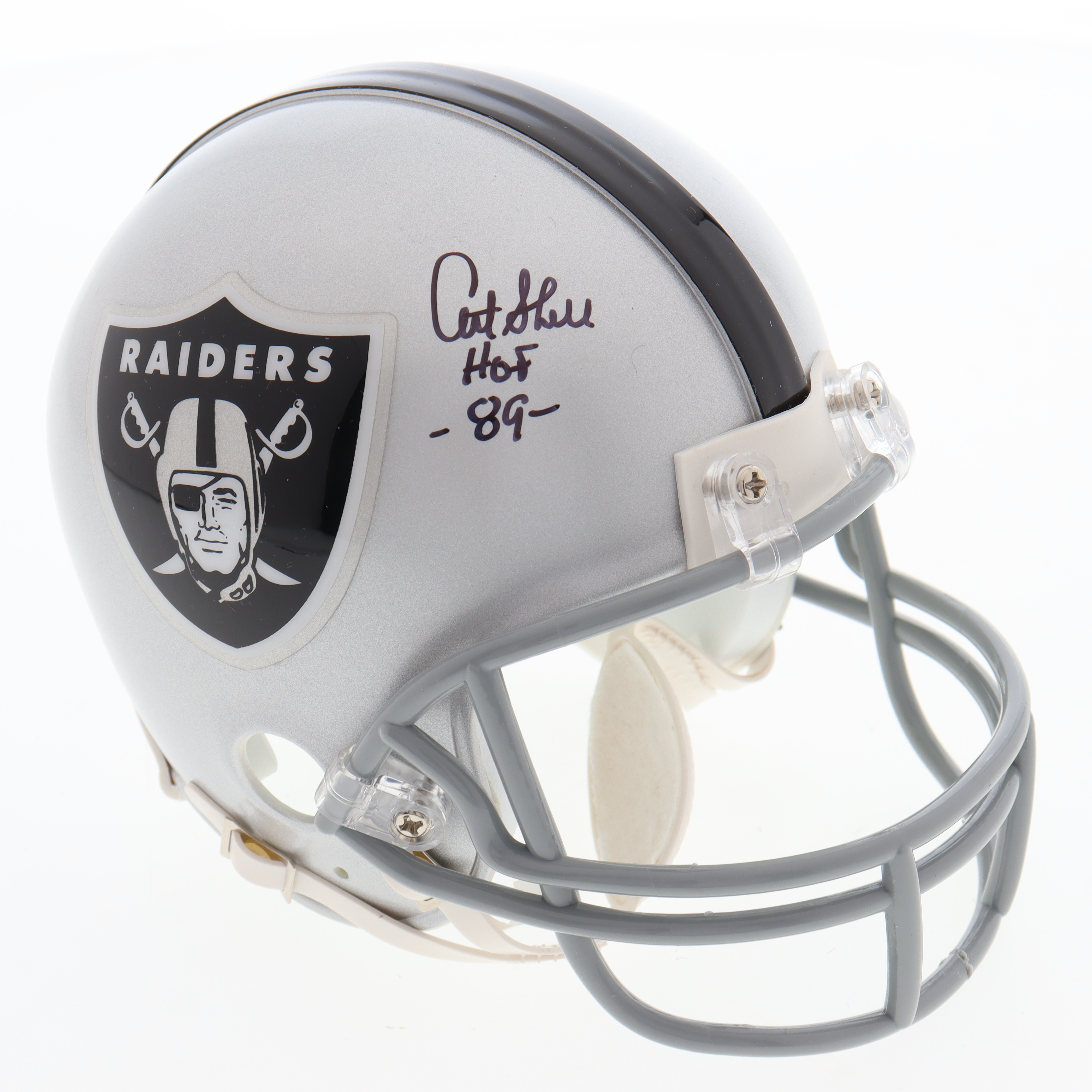 Art Shell Signed Raiders Mini Helmet Inscribed "HOF 89" (JSA) at PristineAuction.com Art Shell Signed Raiders Mini Helmet Inscribed "HOF 89" (JSA) at PristineAuction.com