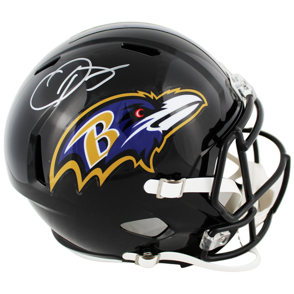 Odell Beckham Jr. Signed Ravens FullSize Speed Helmet (Beckett