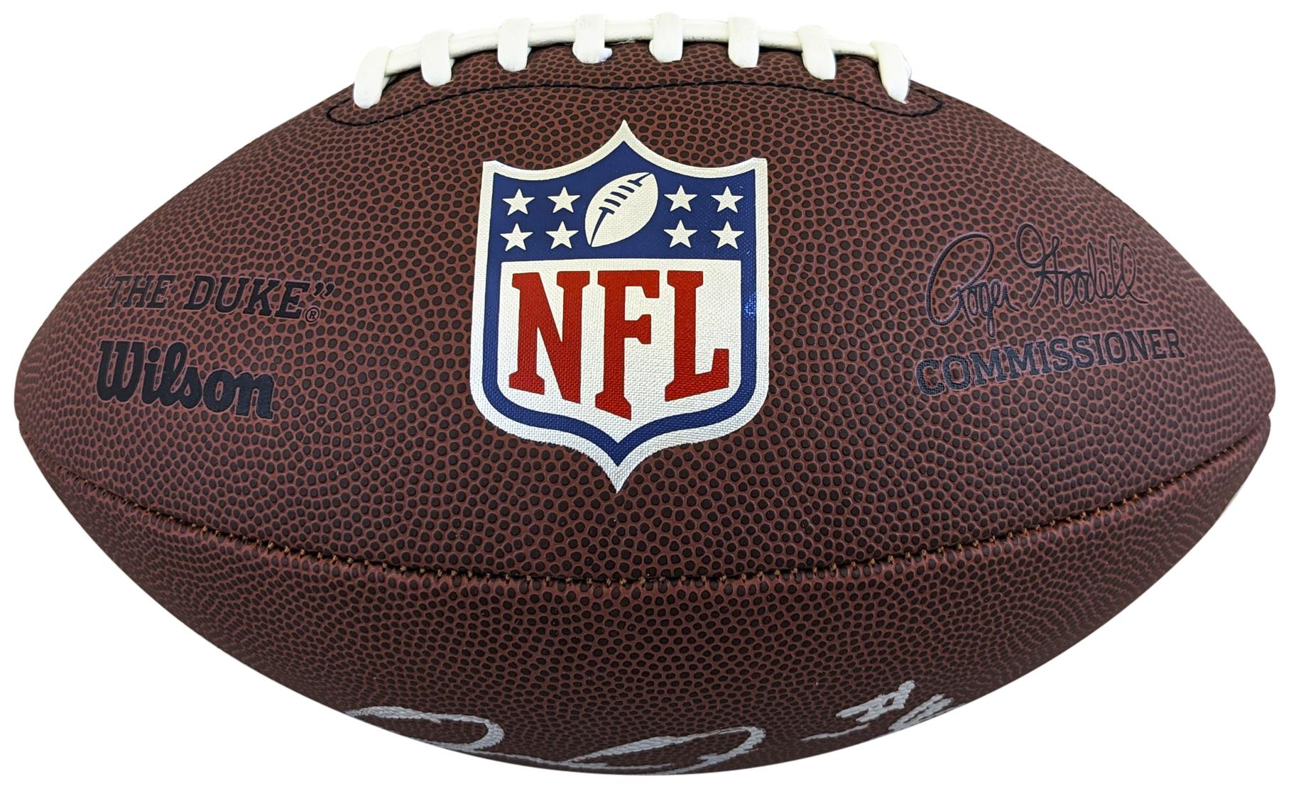 Josh Jacobs Signed Official NFL "The Duke" Football (Beckett & Jacobs) at PristineAuction.com Josh Jacobs Signed Official NFL "The Duke" Football (Beckett & Jacobs) at PristineAuction.com