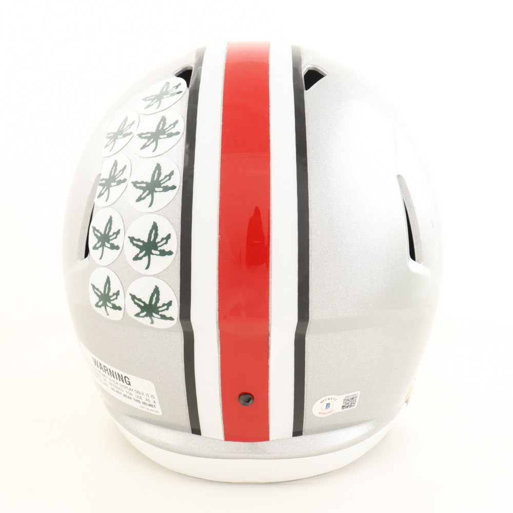 Denzel Ward Signed Ohio State Buckeyes Full-Size Helmet (Beckett) at PristineAuction.com Denzel Ward Signed Ohio State Buckeyes Full-Size Helmet (Beckett) at PristineAuction.com