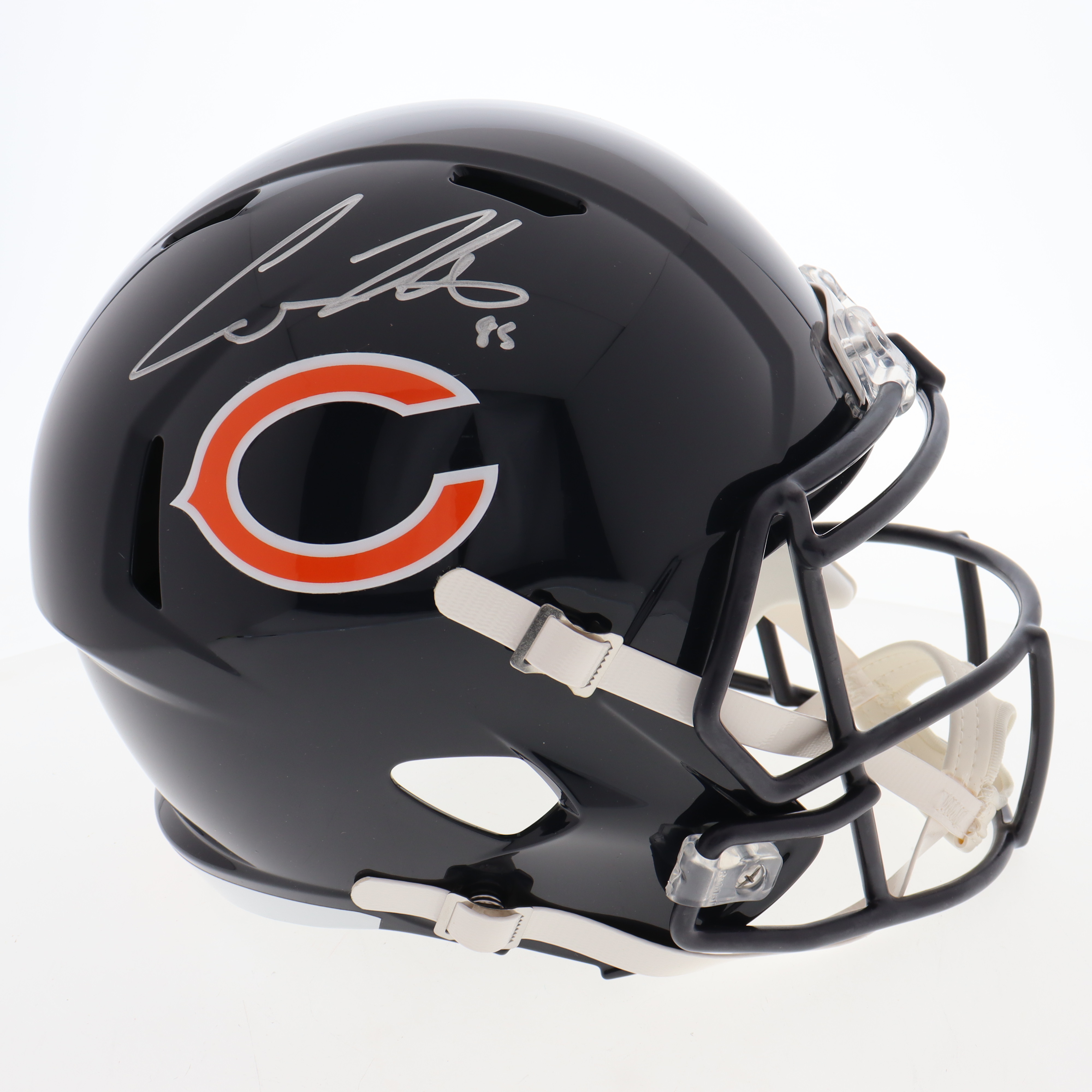 Cole Kmet Signed Bears Full-Size Speed Helmet (Beckett) at PristineAuction.com Cole Kmet Signed Bears Full-Size Speed Helmet (Beckett) at PristineAuction.com