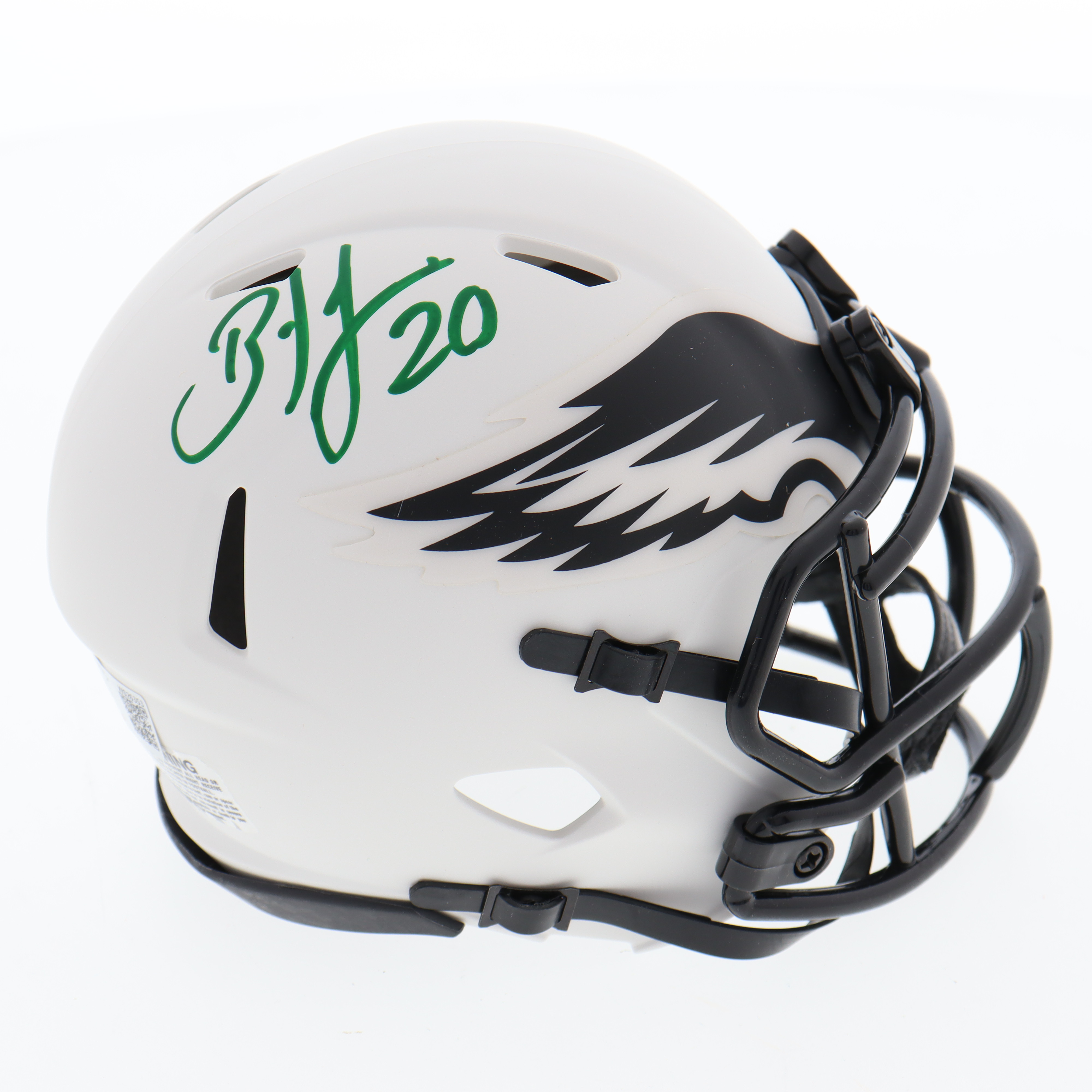 Brian Dawkins Signed Eagles Lunar Eclipse Alternate Speed Mini Helmet (Beckett) at PristineAuction.com Brian Dawkins Signed Eagles Lunar Eclipse Alternate Speed Mini Helmet (Beckett) at PristineAuction.com