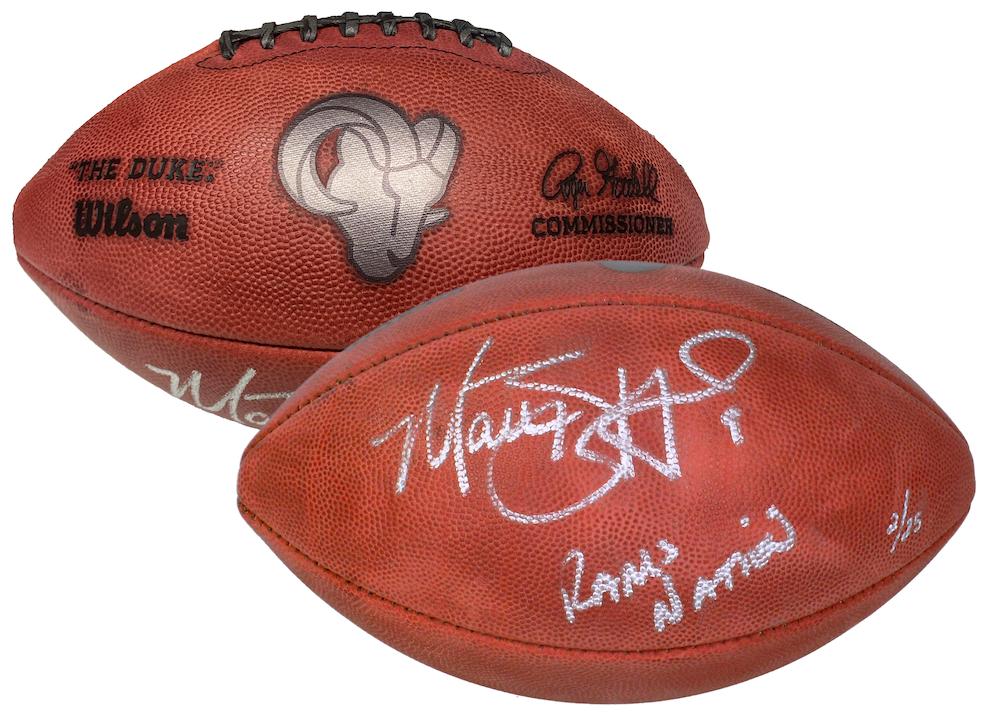Matthew Stafford Signed "The Duke" LE Rams Logo Football Inscribed "Rams Nation" (Fanatics) at PristineAuction.com Matthew Stafford Signed "The Duke" LE Rams Logo Football Inscribed "Rams Nation" (Fanatics) at PristineAuction.com