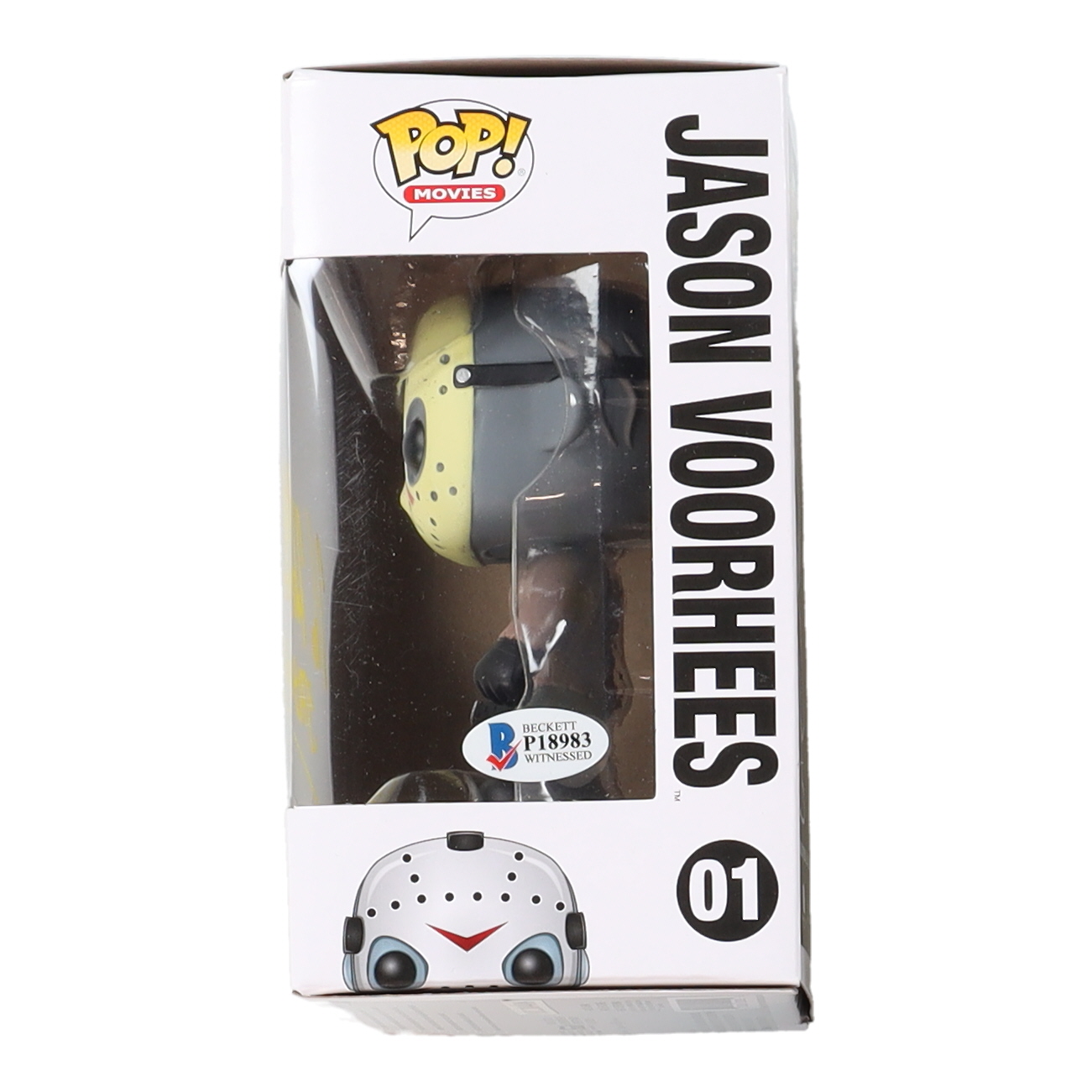 Kane Hodder Signed "Friday the 13th" #01 Jason Voorhees Funko Pop! Vinyl Figure (Beckett) at PristineAuction.com Kane Hodder Signed "Friday the 13th" #01 Jason Voorhees Funko Pop! Vinyl Figure (Beckett) at PristineAuction.com