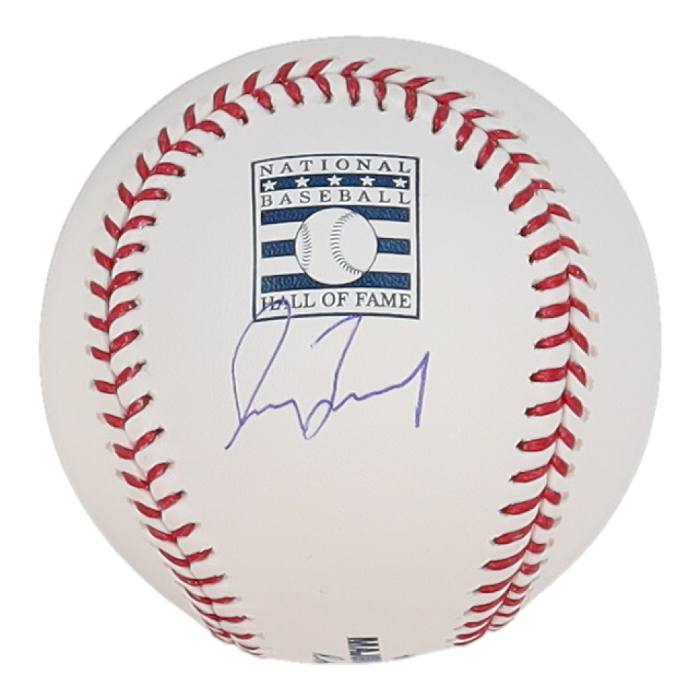 Greg Maddux Signed OML Hall of Fame Logo Baseball (Beckett) Pristine