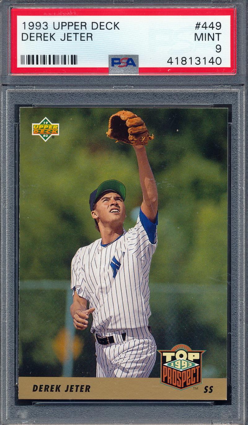 Derek Jeter 1993 Upper Deck #449 RC (PSA 9) at PristineAuction.com Derek Jeter 1993 Upper Deck #449 RC (PSA 9) at PristineAuction.com