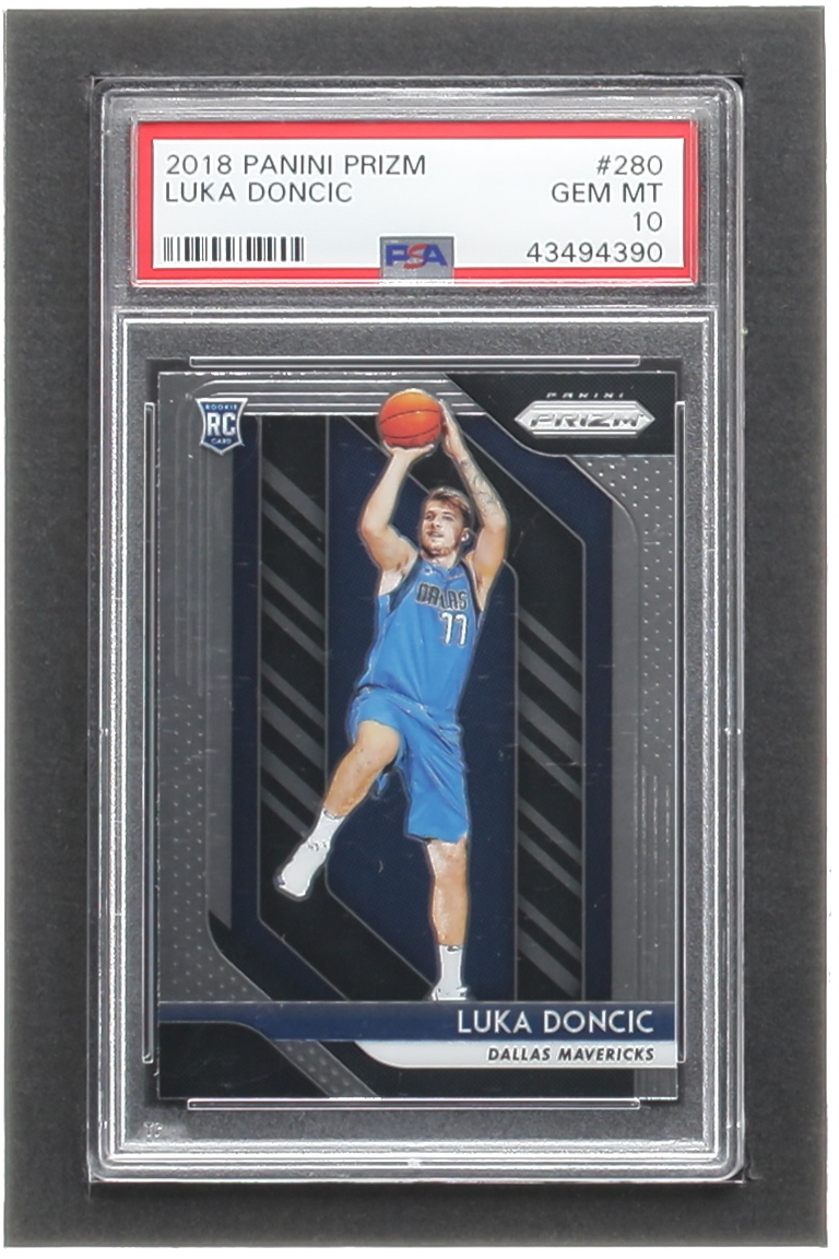 Luka Doncic 2018-19 Panini Prizm #280 RC (PSA 10) at PristineAuction.com Luka Doncic 2018-19 Panini Prizm #280 RC (PSA 10) at PristineAuction.com