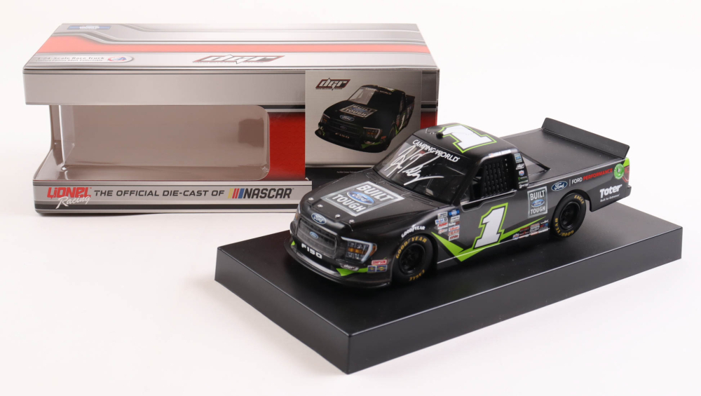 Hailie Deegan Signed 2021 NASCAR #1 Built Ford Tough F150 - 1:24 Premium Action Diecast Car | Truck (PA) at PristineAuction.com Hailie Deegan Signed 2021 NASCAR #1 Built Ford Tough F150 - 1:24 Premium Action Diecast Car | Truck (PA) at PristineAuction.com