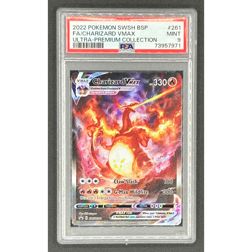 Charizard VMAX psa9 BLACK STAR PROMO Charizard VMAX 2019-22