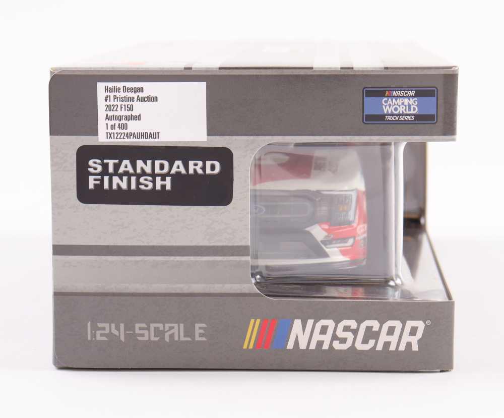 Hailie Deegan Signed LE NASCAR #1 Pristine Auction 2022 F150 - 1:24 Diecast Car | Truck (Deegan) at PristineAuction.com Hailie Deegan Signed LE NASCAR #1 Pristine Auction 2022 F150 - 1:24 Diecast Car | Truck (Deegan) at PristineAuction.com