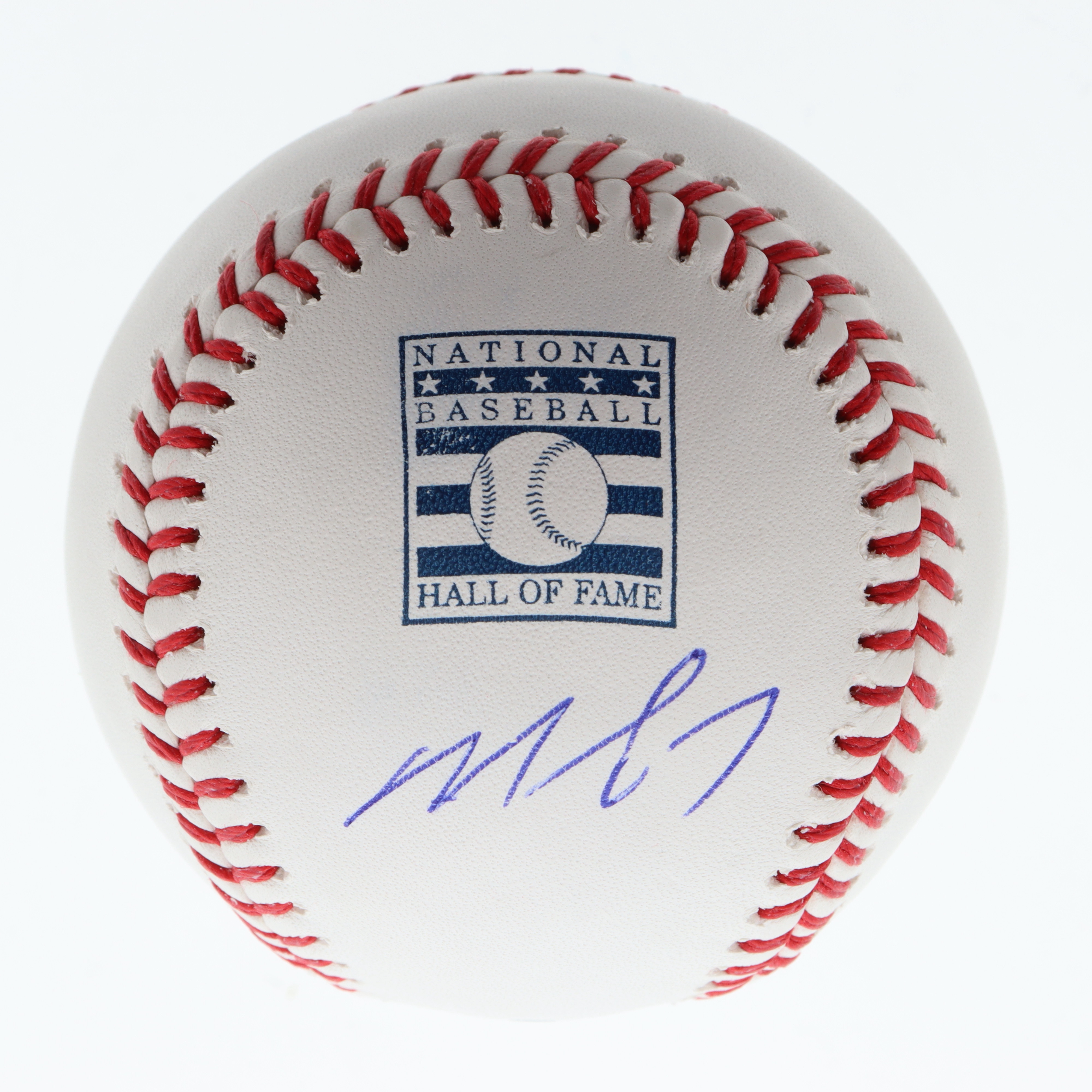 Michael Vick Signed Hall of Fame Logo Baseball (Beckett) at PristineAuction.com Michael Vick Signed Hall of Fame Logo Baseball (Beckett) at PristineAuction.com