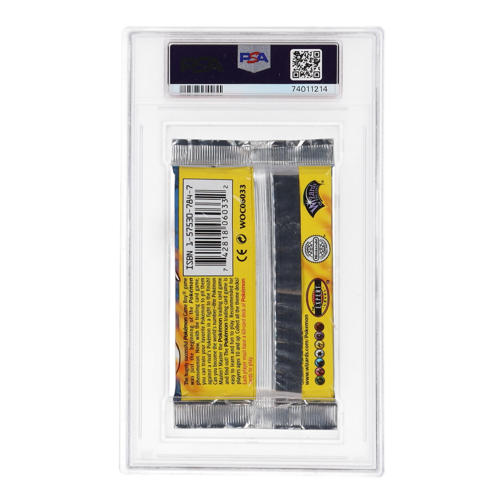 2000 Pokemon TCG UK Base Unlimited Foil Pack with (11) Cards (PSA Authentic) at PristineAuction.com 2000 Pokemon TCG UK Base Unlimited Foil Pack with (11) Cards (PSA Authentic) at PristineAuction.com