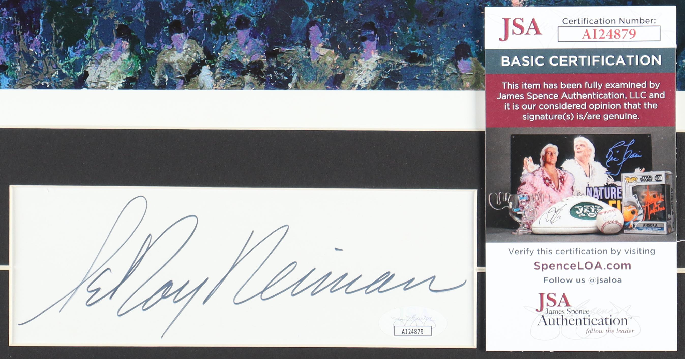 LeRoy Neiman Signed "Joe DiMaggio" Custom Framed Cut Display (JSA) at PristineAuction.com LeRoy Neiman Signed "Joe DiMaggio" Custom Framed Cut Display (JSA) at PristineAuction.com