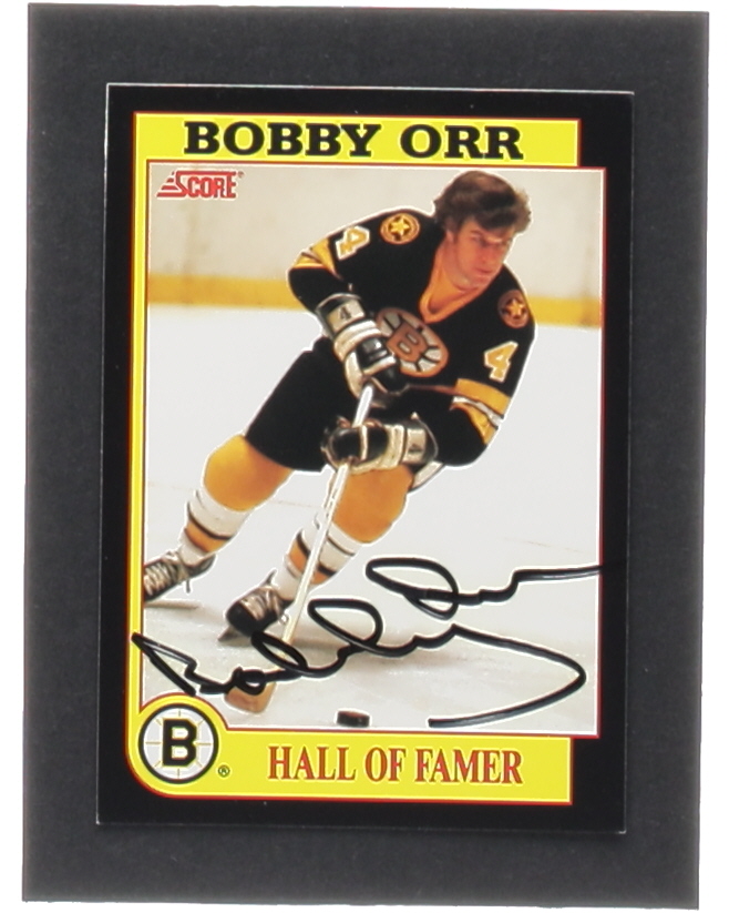 Bobby Orr Signed 1991-92 Score Bobby Orr #3 / Hall of Famer (Beckett) at PristineAuction.com Bobby Orr Signed 1991-92 Score Bobby Orr #3 / Hall of Famer (Beckett) at PristineAuction.com