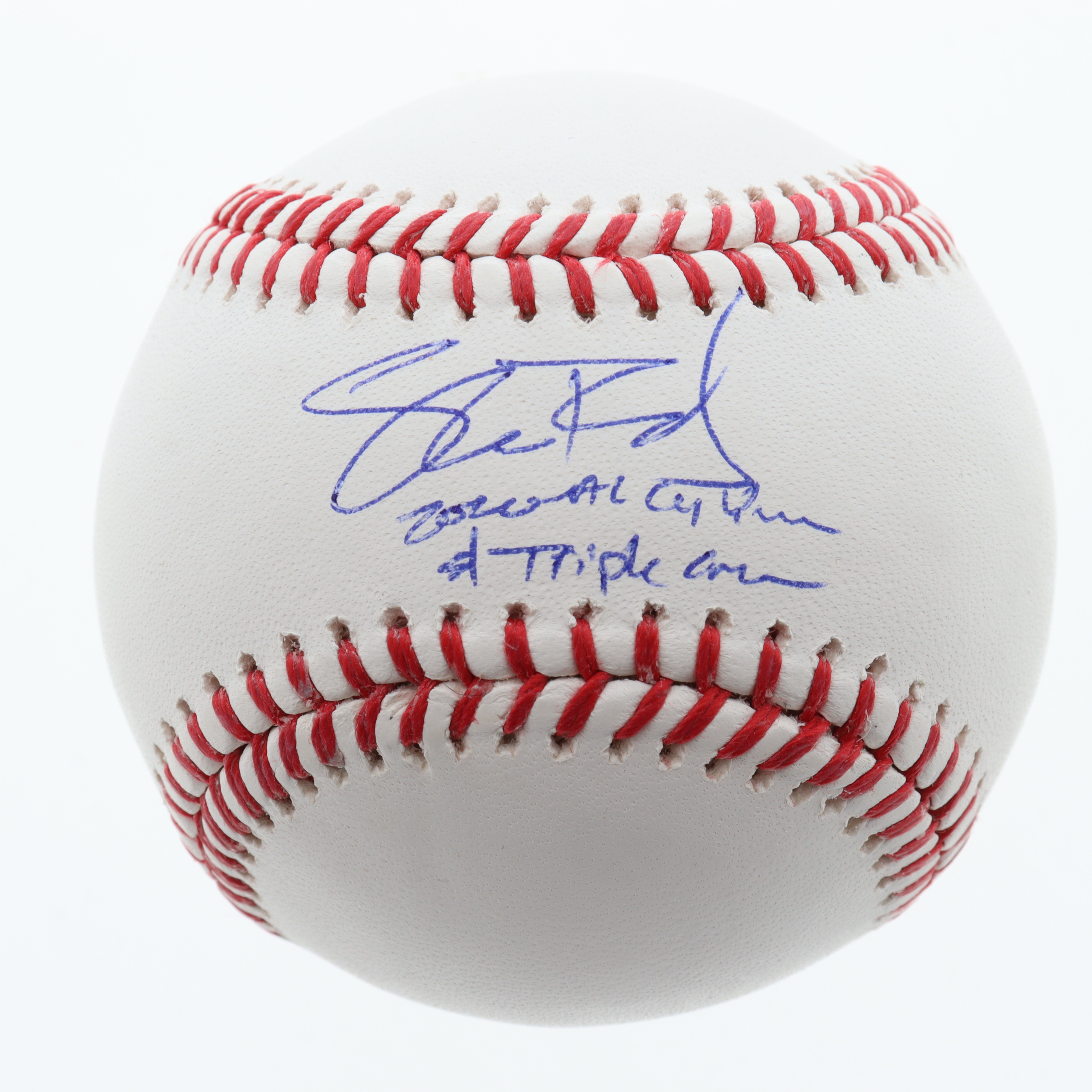 Shane Bieber Signed OML Baseball Inscribed "2020 AL Cy Young" & "Triple Crown" (Beckett) at PristineAuction.com Shane Bieber Signed OML Baseball Inscribed "2020 AL Cy Young" & "Triple Crown" (Beckett) at PristineAuction.com