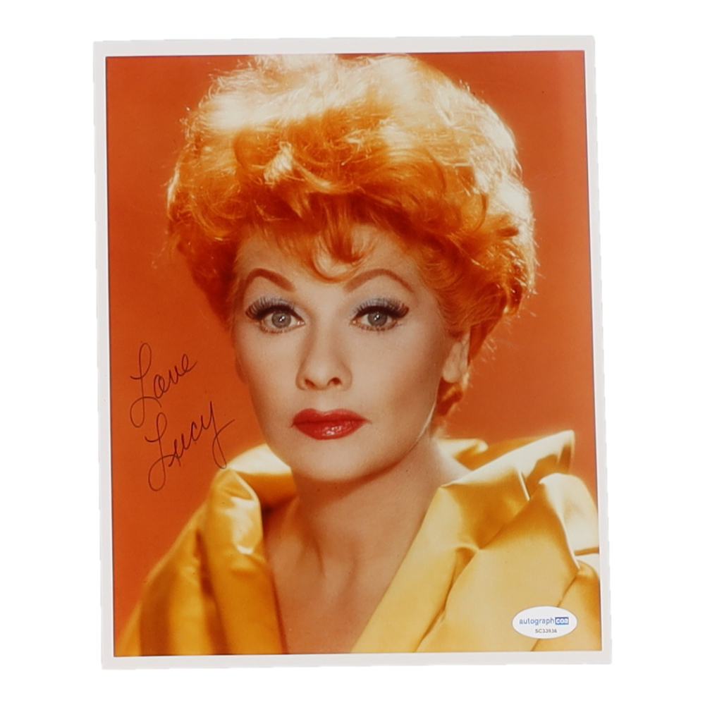 LUCILLE BALL Signed Autographed Photo lovely me COA Hologram main image 0