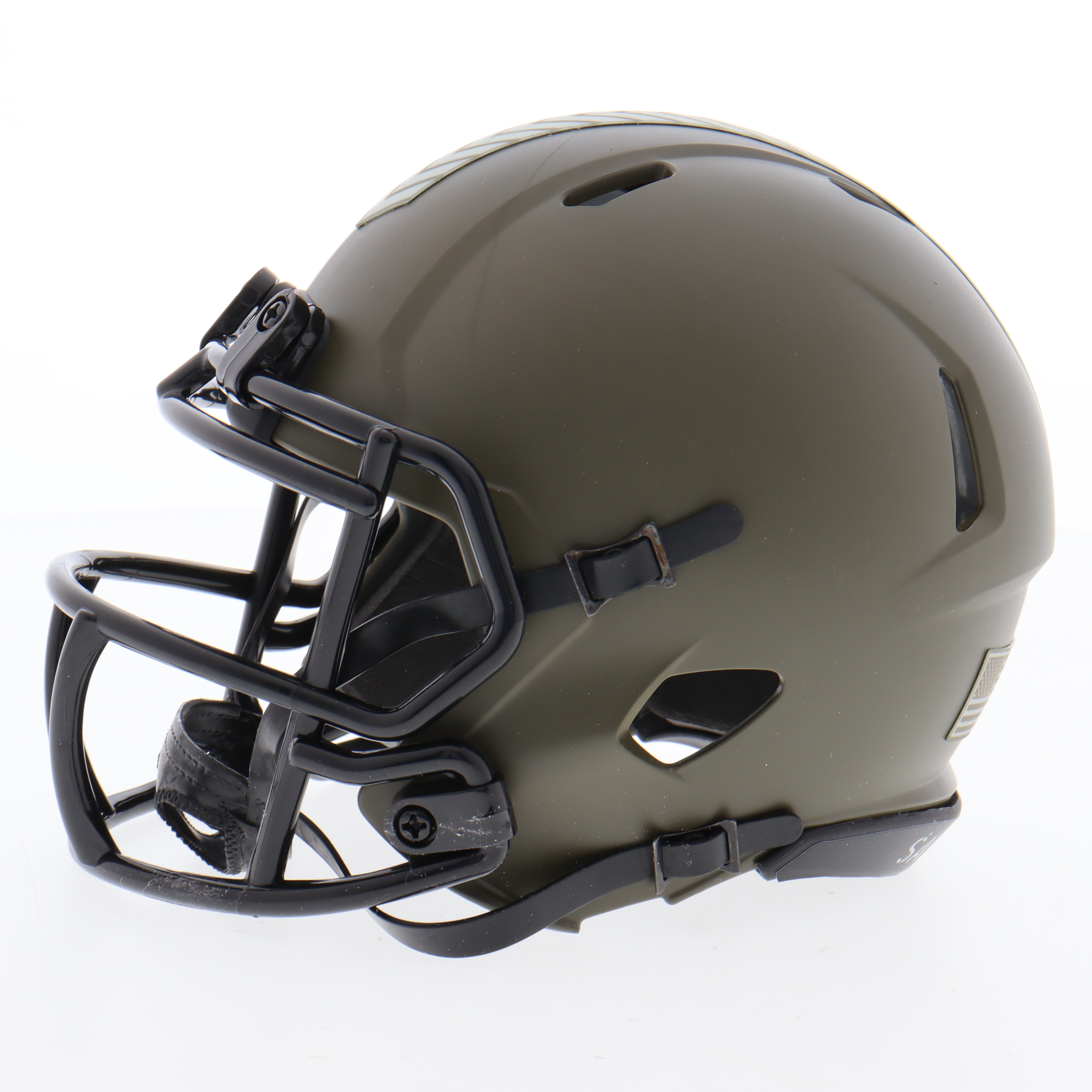 Jack Hamm Signed Steelers Salute to Service Alternate Speed Mini Helmet Inscribed "HOF 88" (JSA) at PristineAuction.com Jack Hamm Signed Steelers Salute to Service Alternate Speed Mini Helmet Inscribed "HOF 88" (JSA) at PristineAuction.com