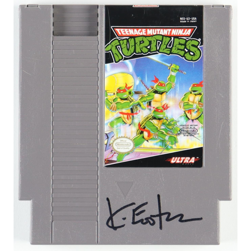 Kevin Eastman Signed Original 1989 "Teenage Mutant Ninja Turtles" Nintendo NES Video Game