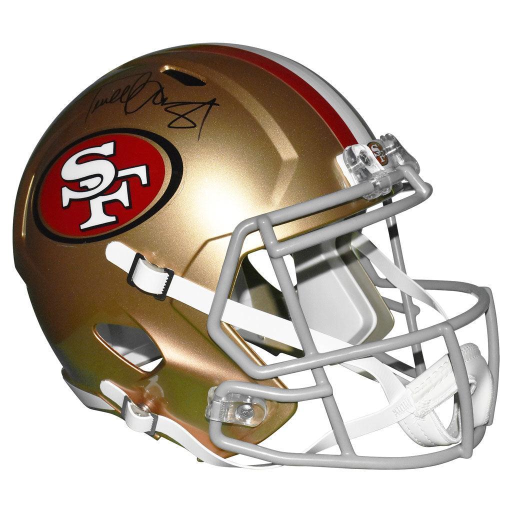 Terrell Owens Signed 49ers Full-Size Speed Helmet (JSA) at PristineAuction.com Terrell Owens Signed 49ers Full-Size Speed Helmet (JSA) at PristineAuction.com