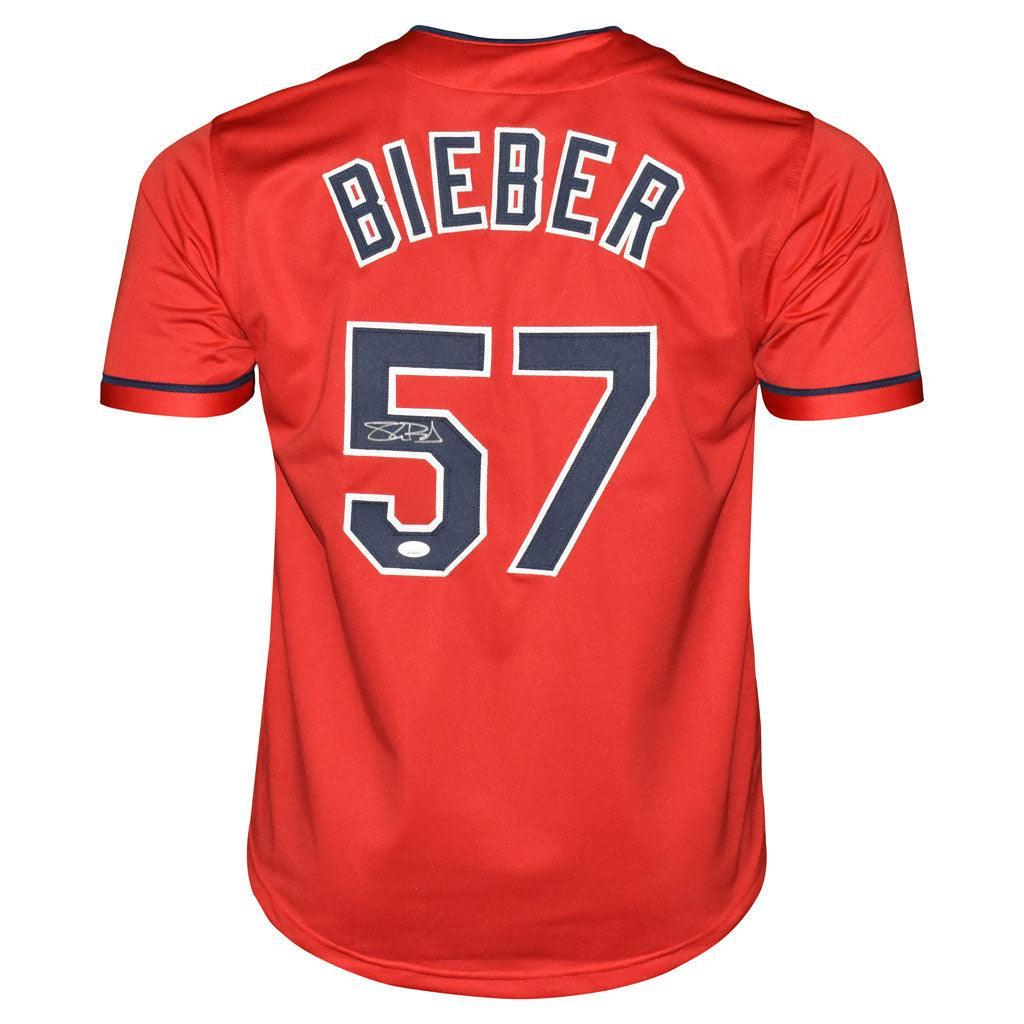 Shane Bieber Signed Jersey (JSA) at PristineAuction.com Shane Bieber Signed Jersey (JSA) at PristineAuction.com