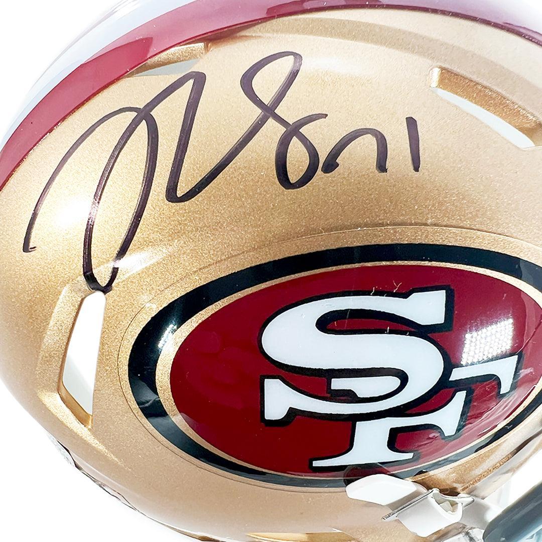 Trent Williams Signed 49ers Speed Mini Helmet (JSA) at PristineAuction.com Trent Williams Signed 49ers Speed Mini Helmet (JSA) at PristineAuction.com