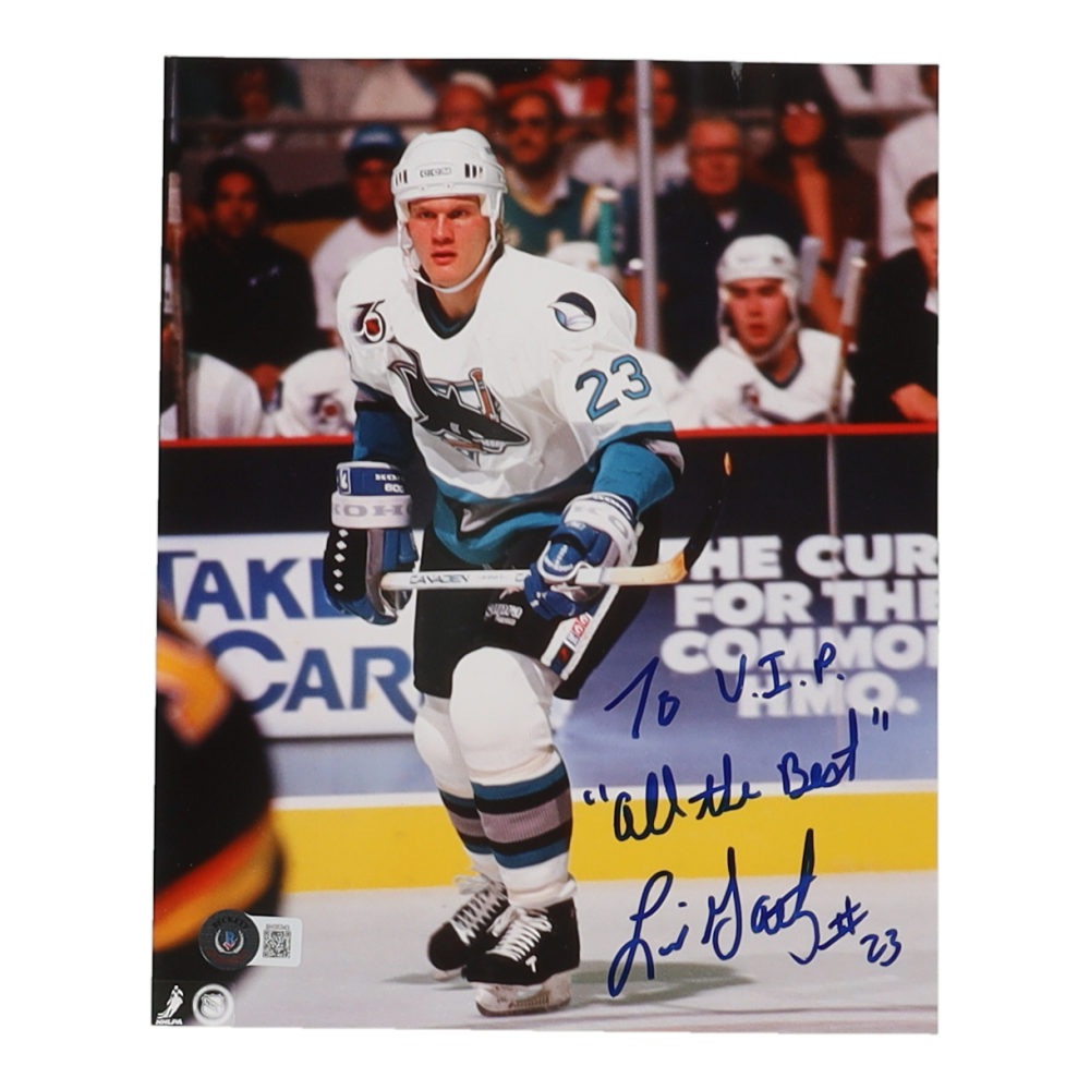 Link Gaetz Signed Sharks 8x10 Photo Inscribed "All The Best" (Beckett) Pristine Auction