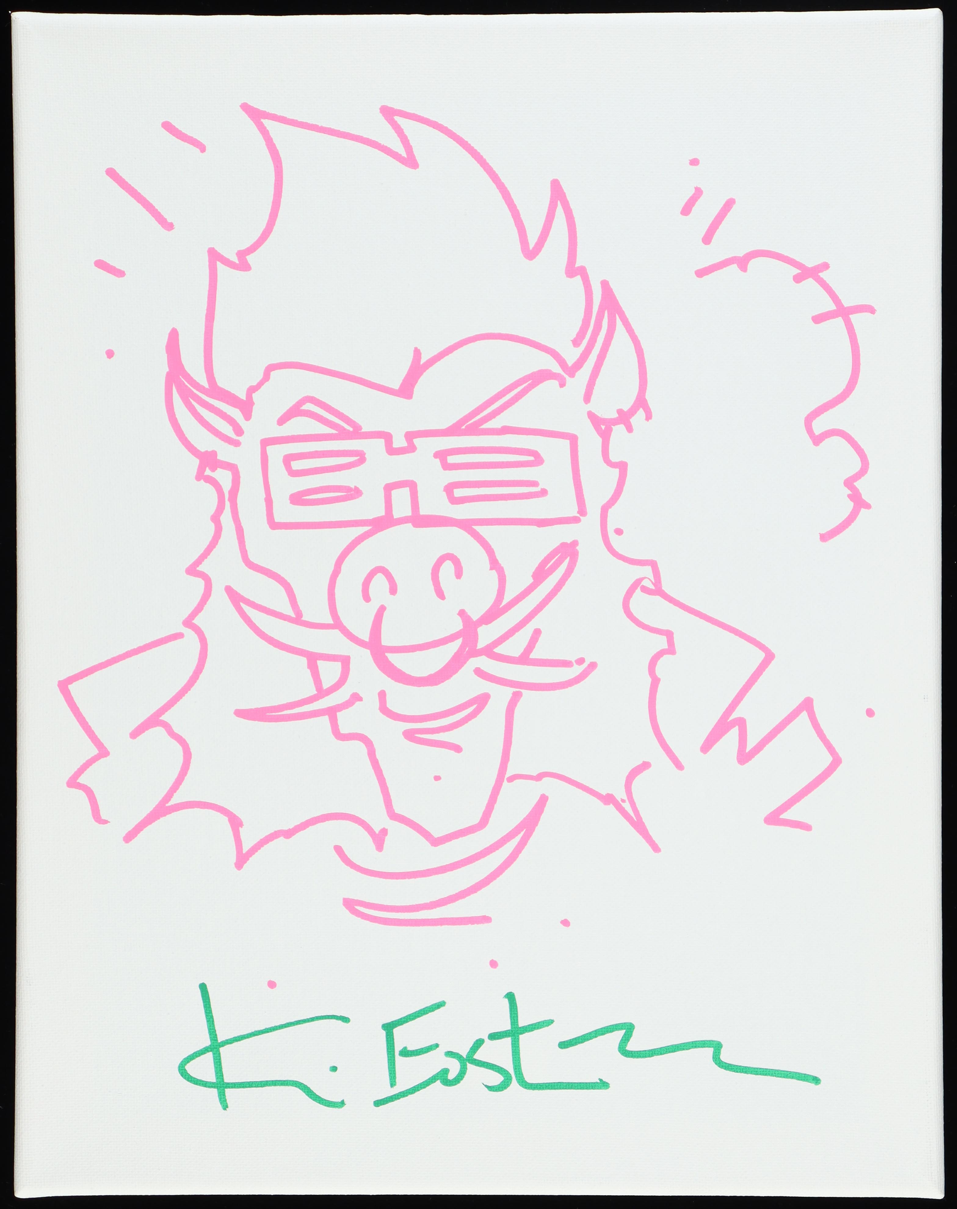 Kevin Eastman Signed "Teenage Mutant Ninja Turtles" 11x14 Canvas with Hand Drawn Bepop Sketch (PA) at PristineAuction.com Kevin Eastman Signed "Teenage Mutant Ninja Turtles" 11x14 Canvas with Hand Drawn Bepop Sketch (PA) at PristineAuction.com