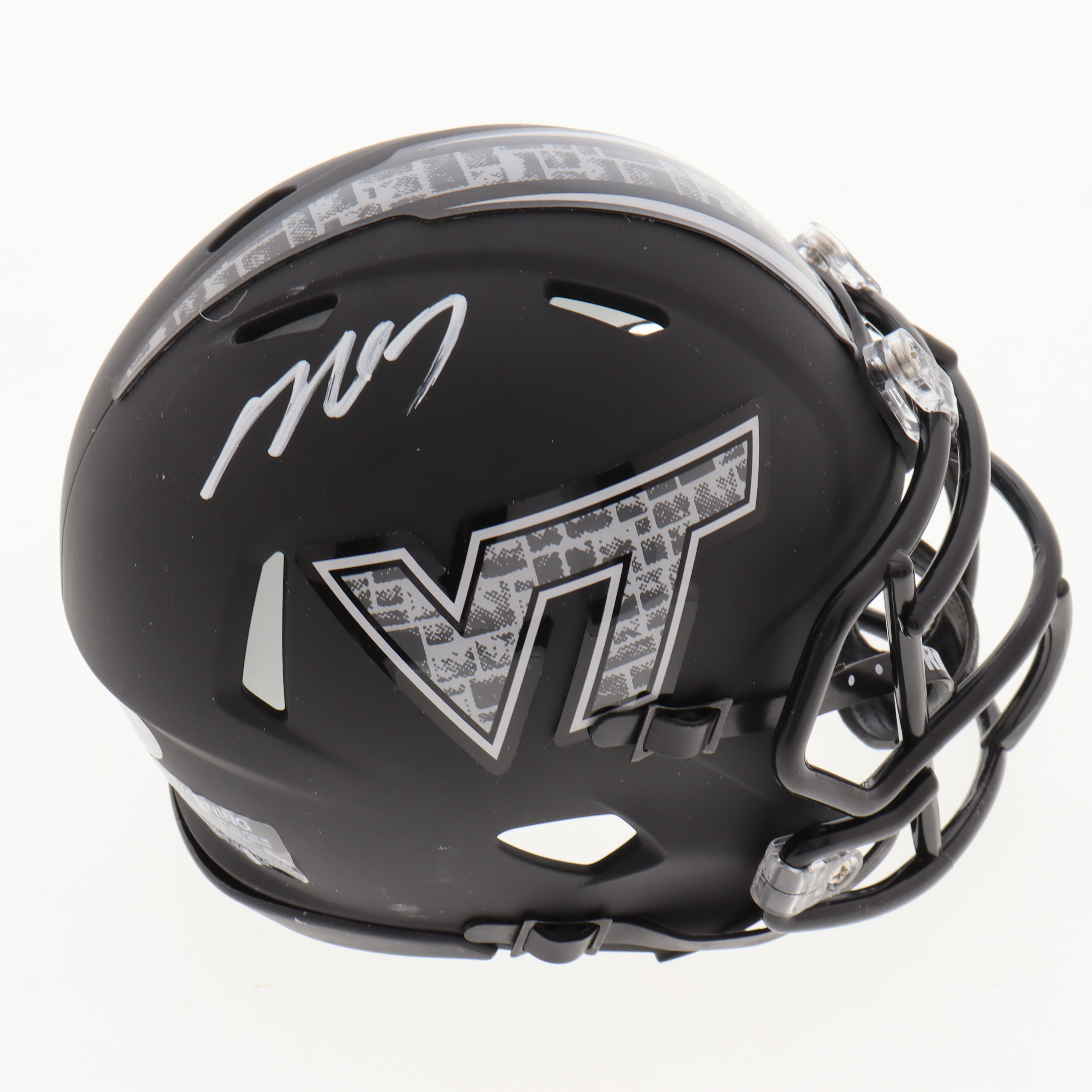 Michael Vick Signed Virginia Tech Hokies Matte Black Speed Mini Helmet (PSA) at PristineAuction.com Michael Vick Signed Virginia Tech Hokies Matte Black Speed Mini Helmet (PSA) at PristineAuction.com