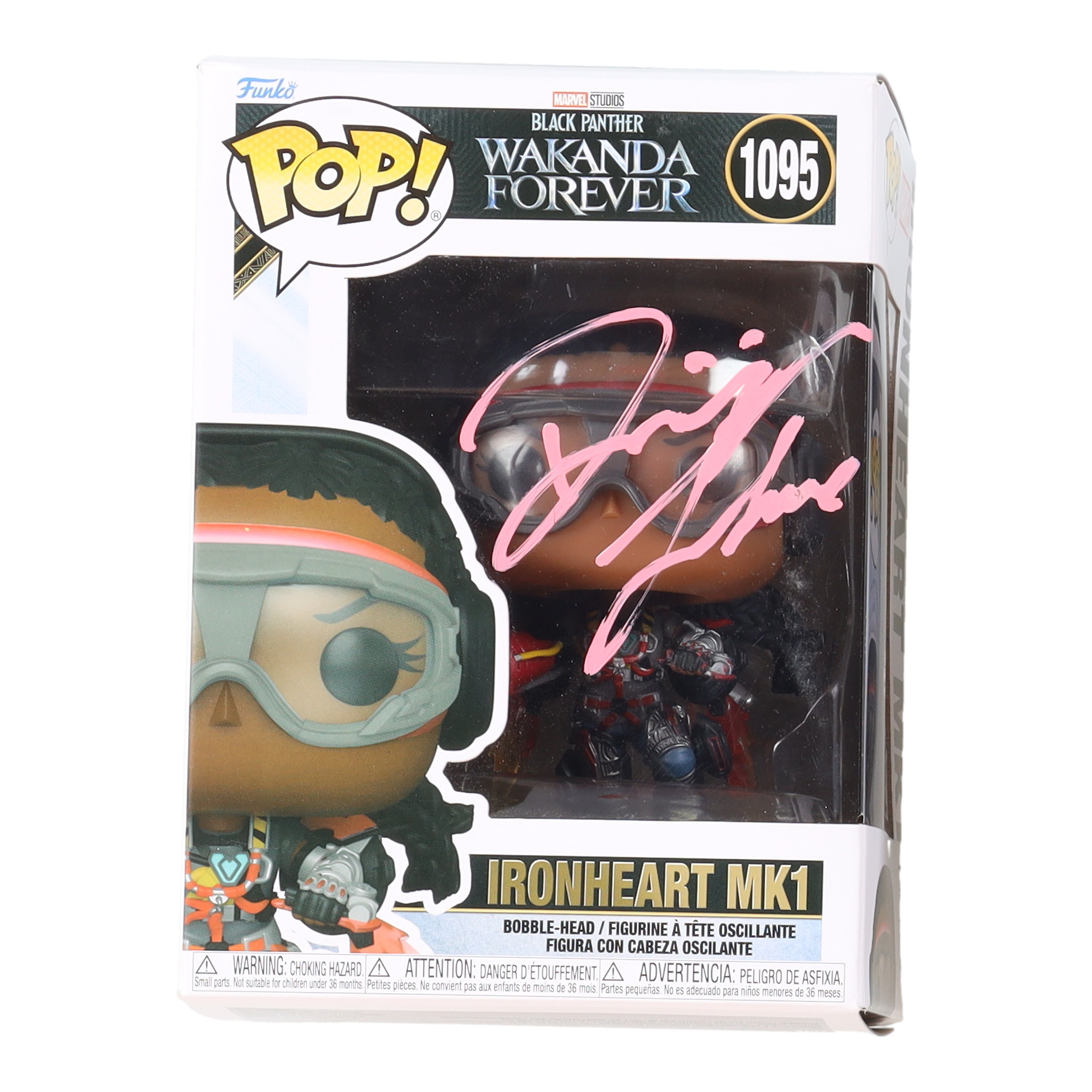 Dominique Thorne Signed "Black Panther: Wakanda Forever" #1095 Ironheart MK1 Funko Pop! Vinyl Figure (Beckett) at PristineAuction.com Dominique Thorne Signed "Black Panther: Wakanda Forever" #1095 Ironheart MK1 Funko Pop! Vinyl Figure (Beckett) at PristineAuction.com