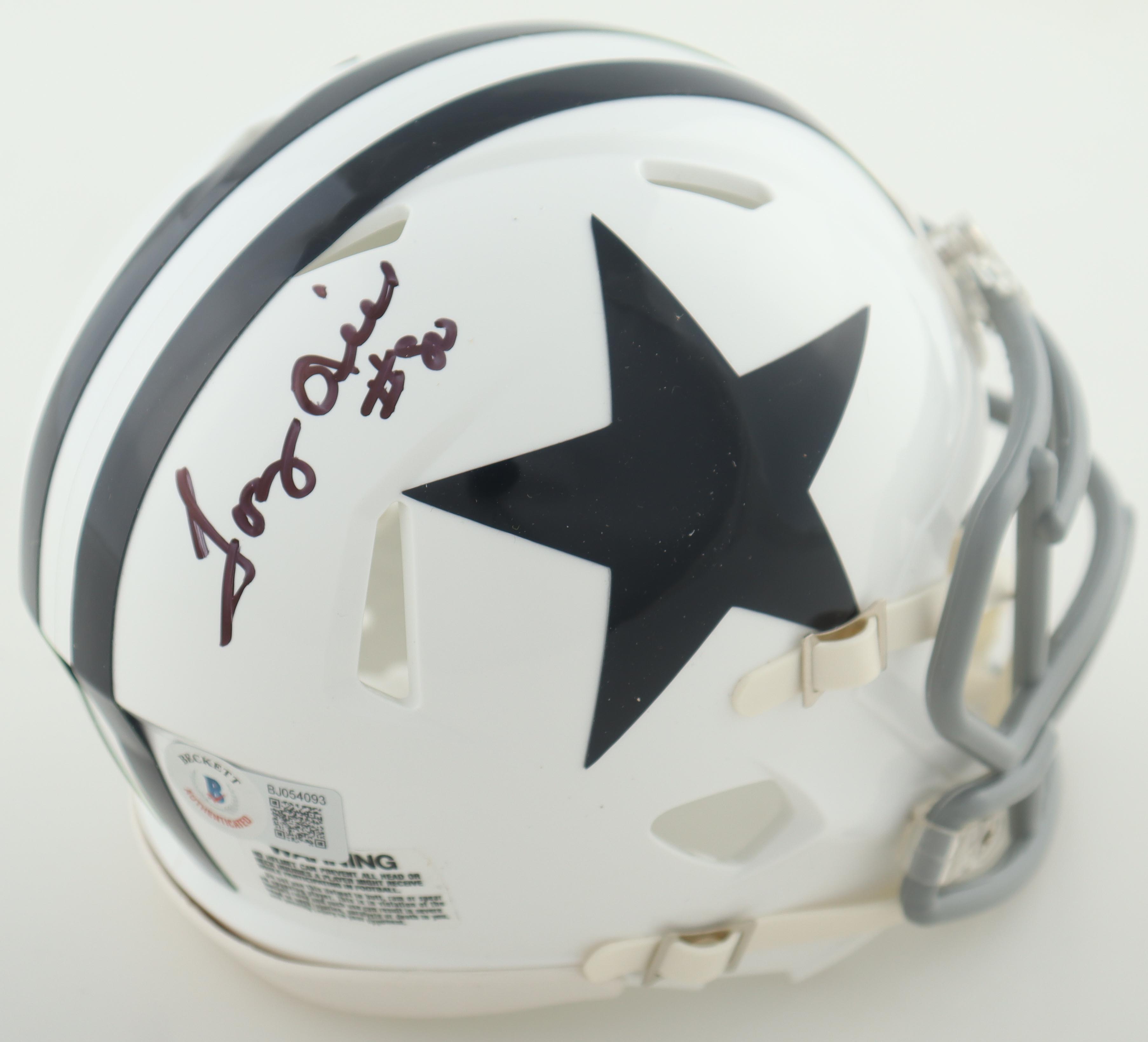 Tony Hill Signed Cowboys Speed Mini Helmet (Beckett) at PristineAuction.com Tony Hill Signed Cowboys Speed Mini Helmet (Beckett) at PristineAuction.com