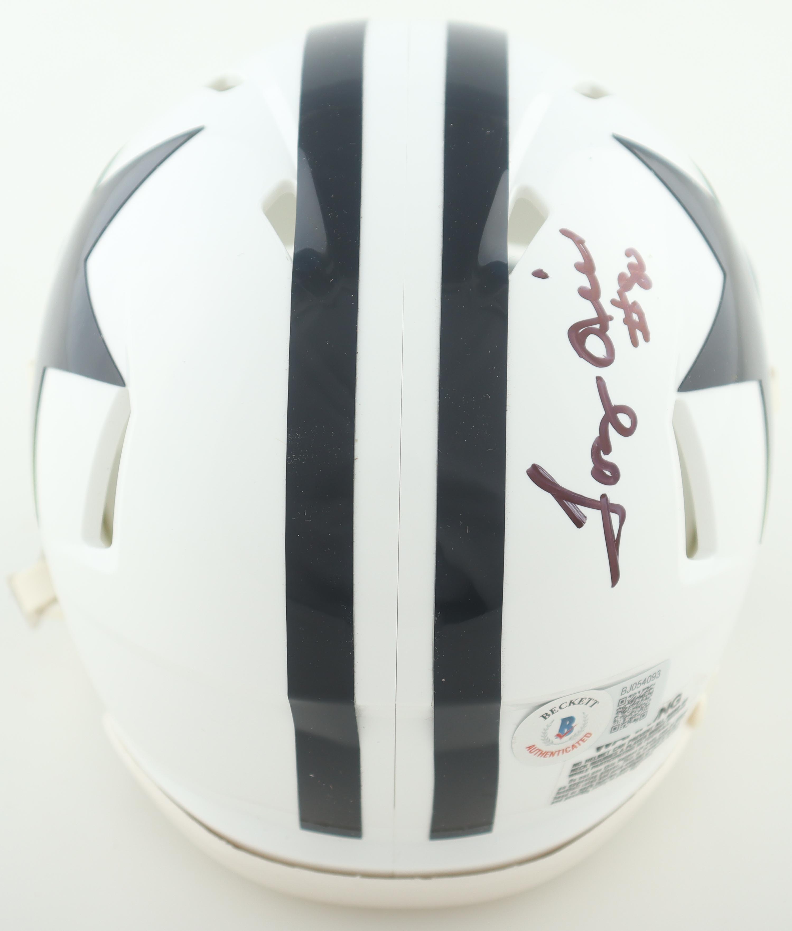 Tony Hill Signed Cowboys Speed Mini Helmet (Beckett) at PristineAuction.com Tony Hill Signed Cowboys Speed Mini Helmet (Beckett) at PristineAuction.com