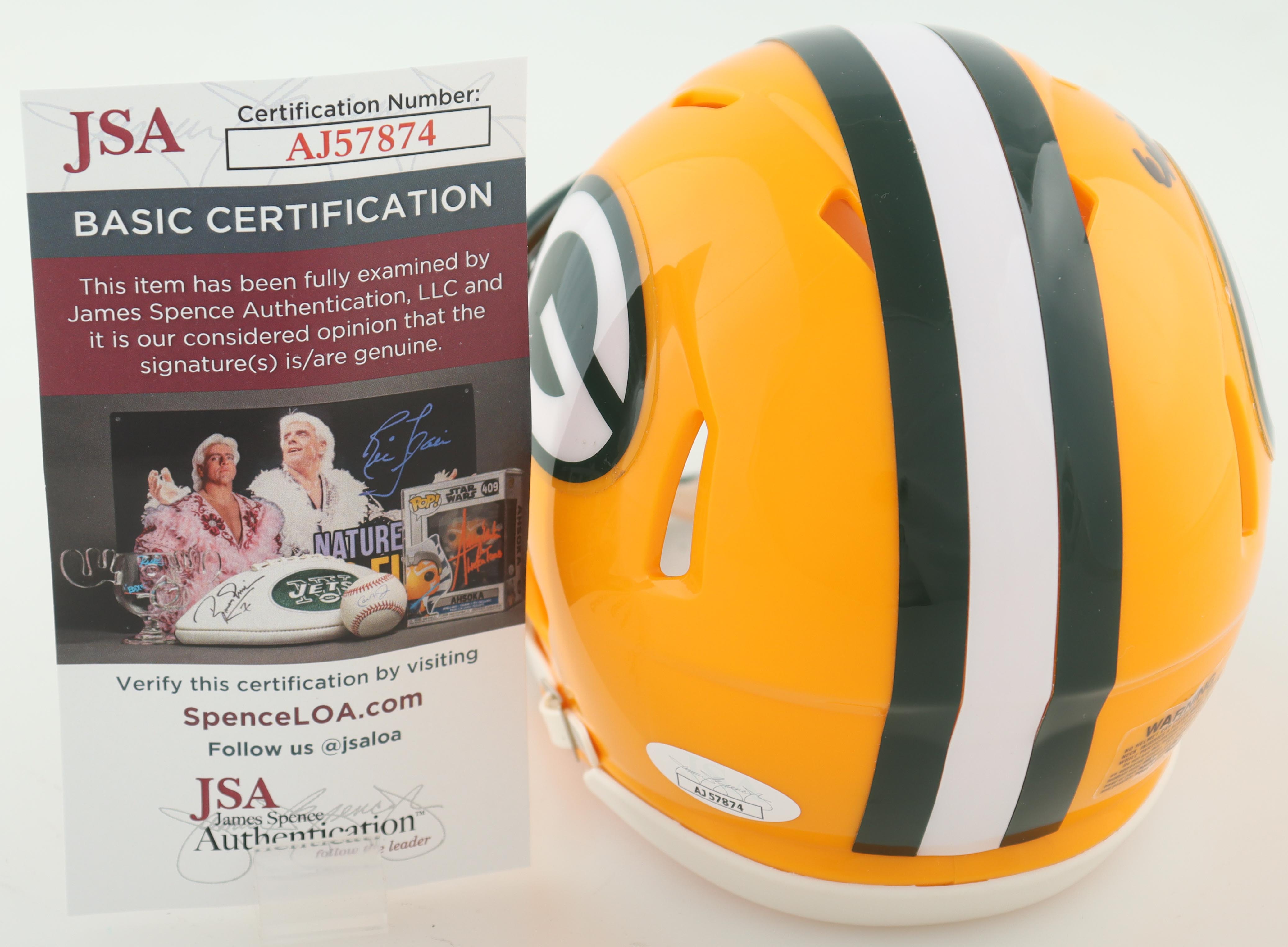 Eric Stokes Signed Packers Speed Mini Helmet (JSA) at PristineAuction.com Eric Stokes Signed Packers Speed Mini Helmet (JSA) at PristineAuction.com
