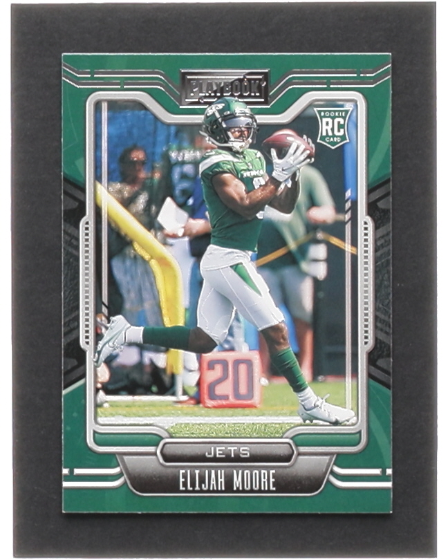 Elijah Moore 2021 Panini Playbook #114 RC at PristineAuction.com Elijah Moore 2021 Panini Playbook #114 RC at PristineAuction.com