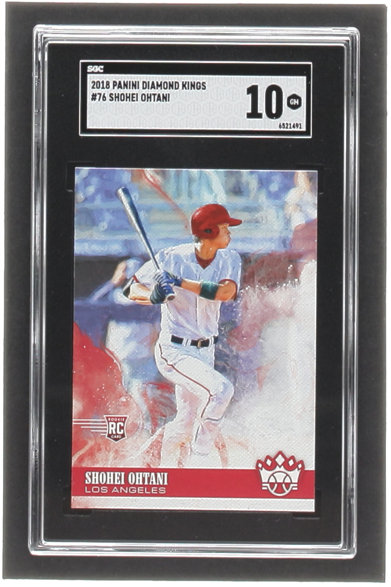 Shohei Ohtani 2018 Diamond Kings #76 RC (SGC 10) at PristineAuction.com Shohei Ohtani 2018 Diamond Kings #76 RC (SGC 10) at PristineAuction.com