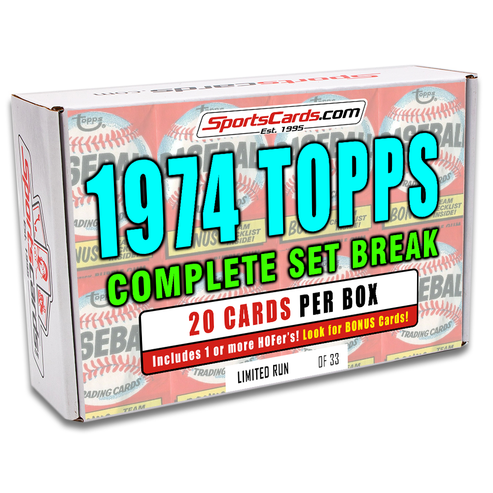 1974 TOPPS BASEBALL COMPLETE SET BREAK at PristineAuction.com 1974 TOPPS BASEBALL COMPLETE SET BREAK at PristineAuction.com